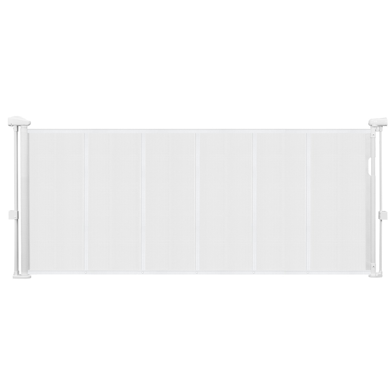 Retractable Baby Gate 870mm Tall Extends 1800mm Wide Mesh Indoor Stairs White