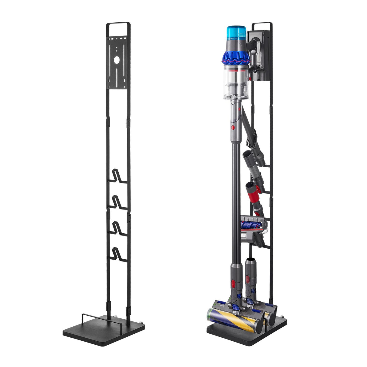 Vacuum Stand with Wheels for Dyson V6-V15, Stable Holder for Cordless Vacuums