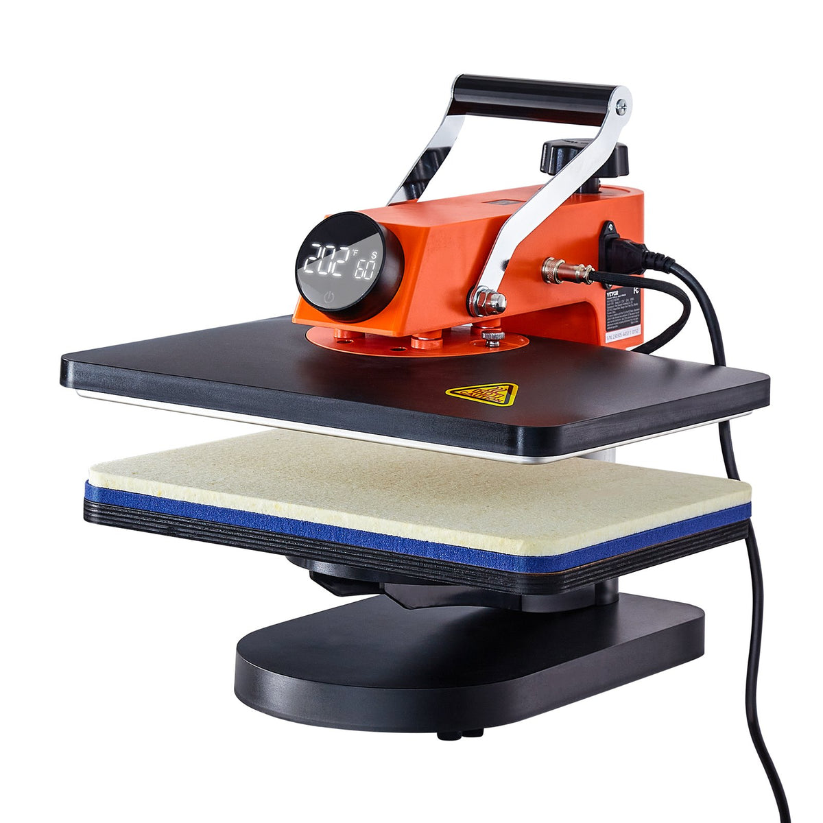 Heat Press Machine 8-in-1 Sublimation 12x15in T-Shirts Hats Mugs Swing Away