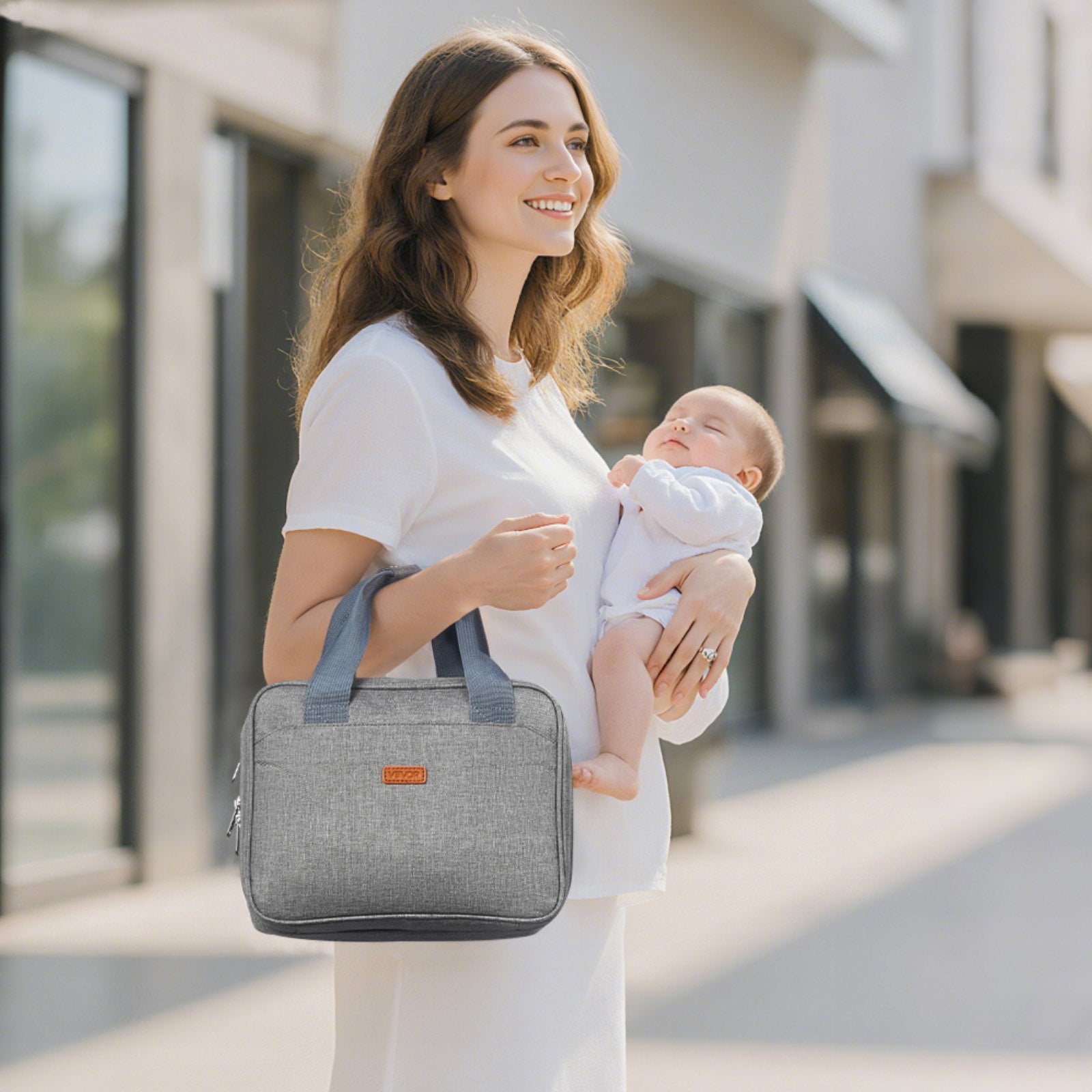 Wearable Breast Pump Bag Ice Pack Fits M5 M6 Storage Carry Case Grey