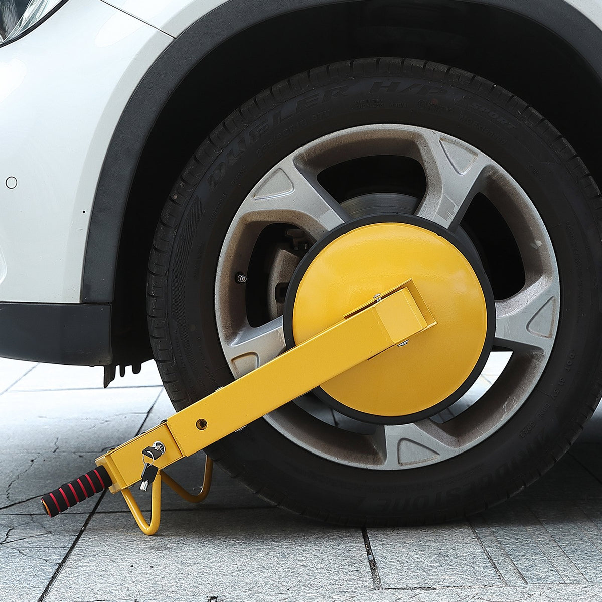 Wheel Lock Clamp 2-Pack Heavy Duty Anti-Theft Adjustable Tire Boot for RV Cars