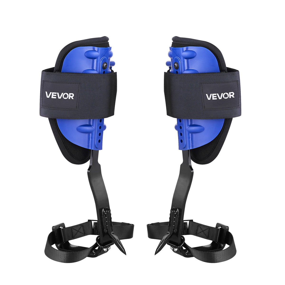 Tree Climbing Spikes Set Height-Adjustable Steel Spurs Straps Waist Harness