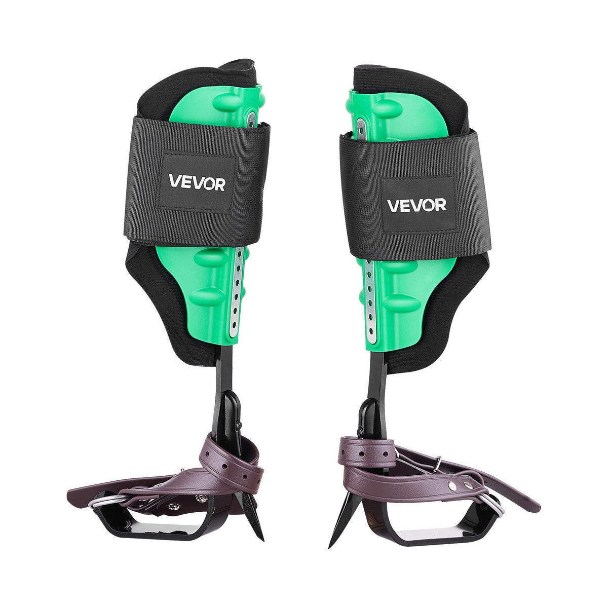 Tree Climbing Spikes Set Height-Adjustable Straps Spike Protectors 159kg