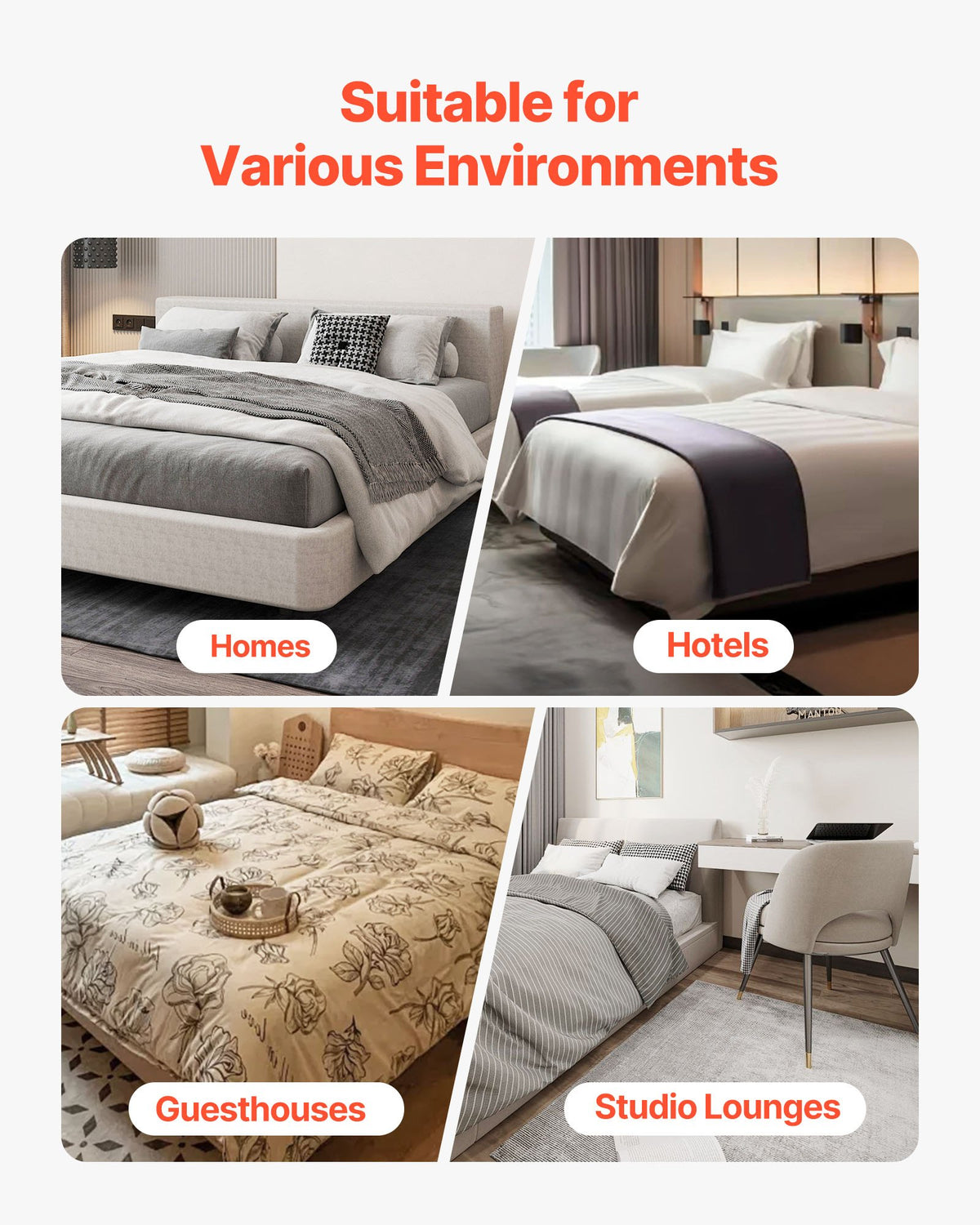 Heavy Duty Metal Box Spring Bed Frame Mattress Foundation
