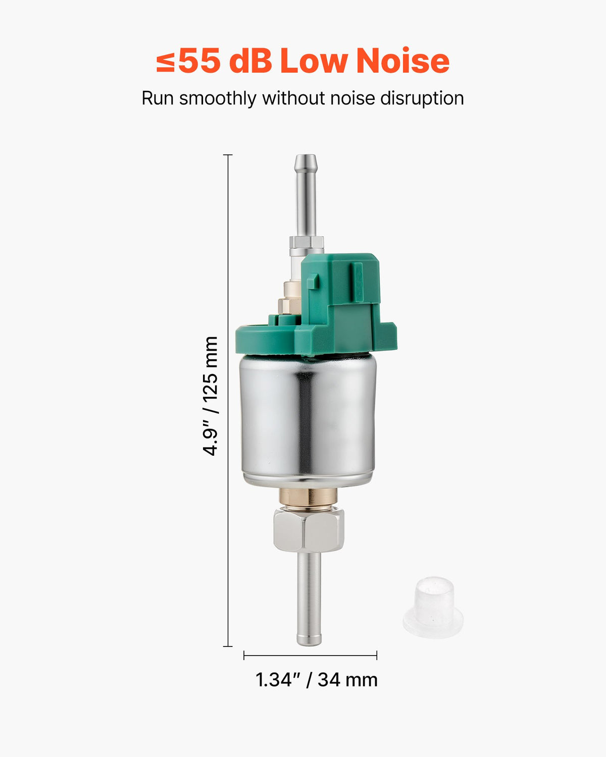 12V Diesel Heater Fuel Pump 22ML Quiet Pulse Pump for 2KW-8KW Heaters