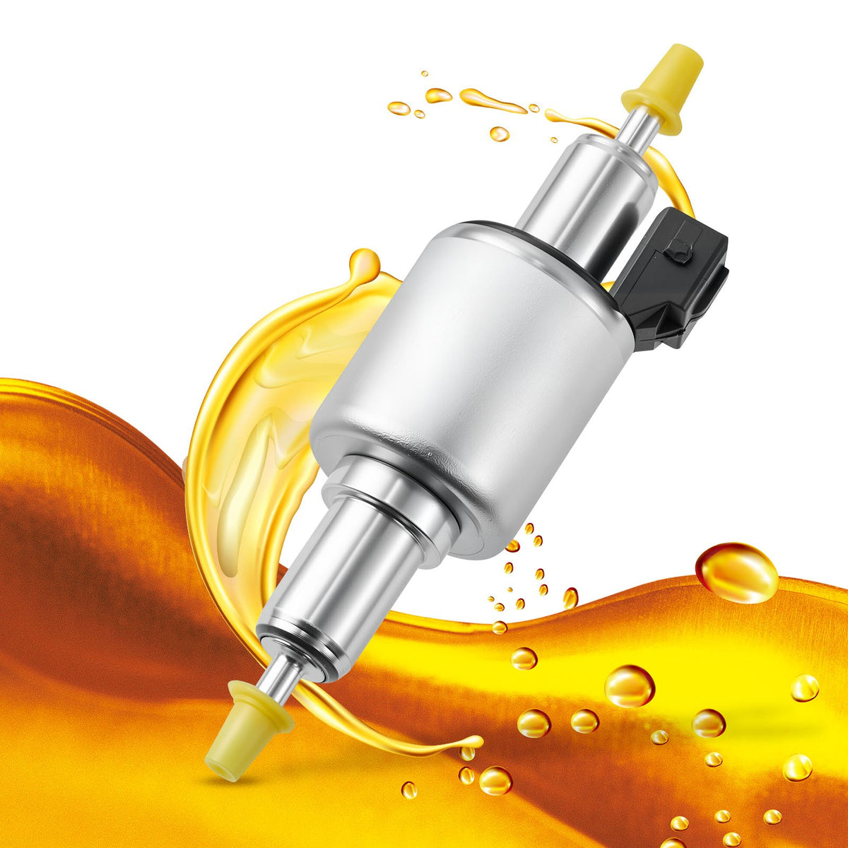 12/24V Diesel Heater Fuel Pump 22-32ML Quiet Pump for 2KW-8KW Heaters
