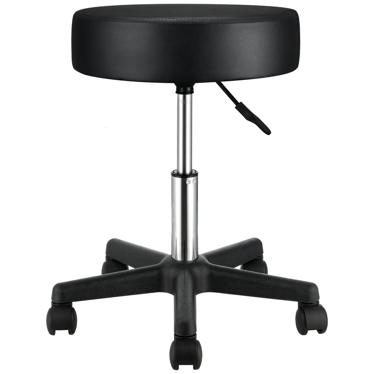 Adjustable Rolling Stool with Wheels 400 lbs Swivel Seat Chair