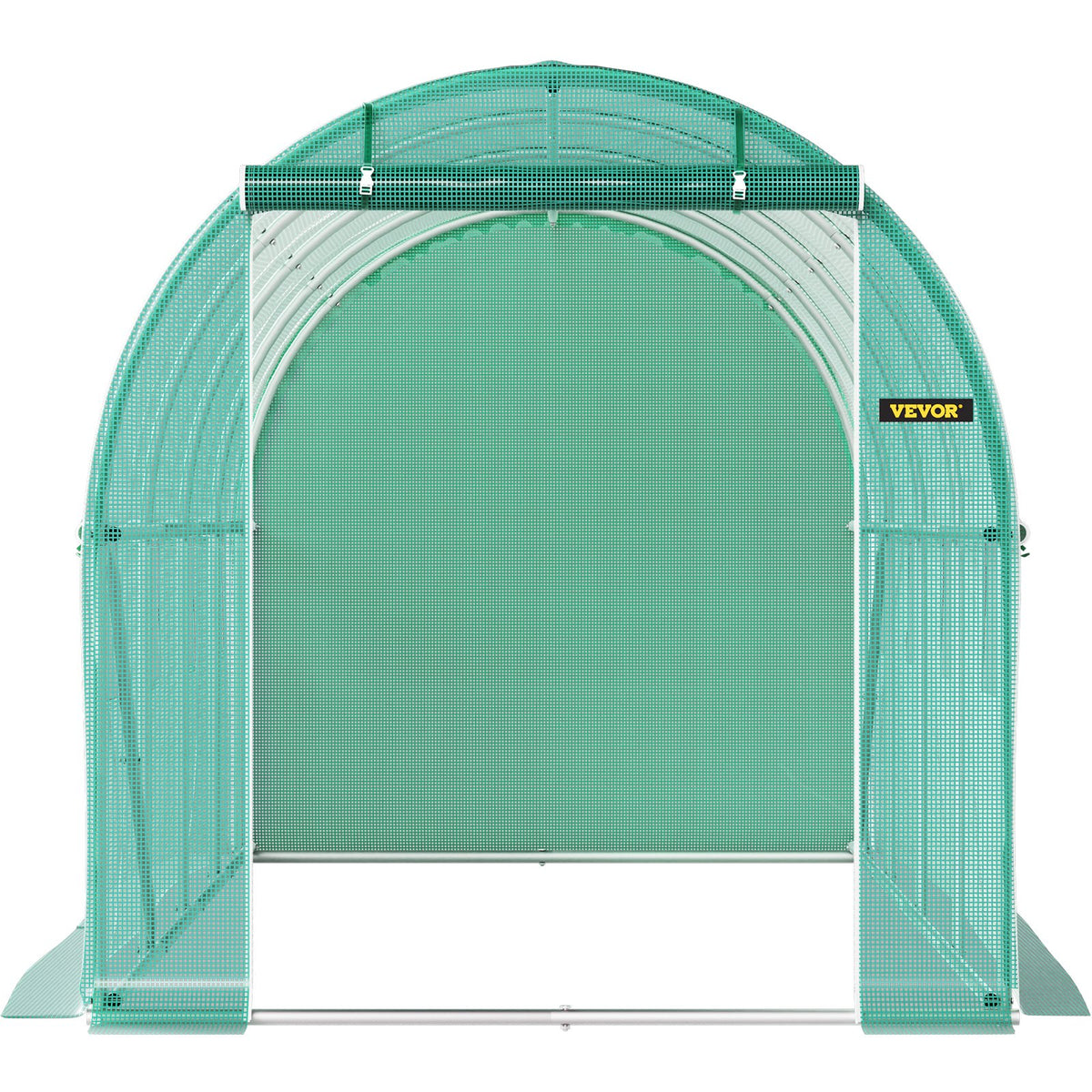 Tunnel Greenhouse Walk-in 15x7x7ft Portable Zippered Door Windows Steel Hoops