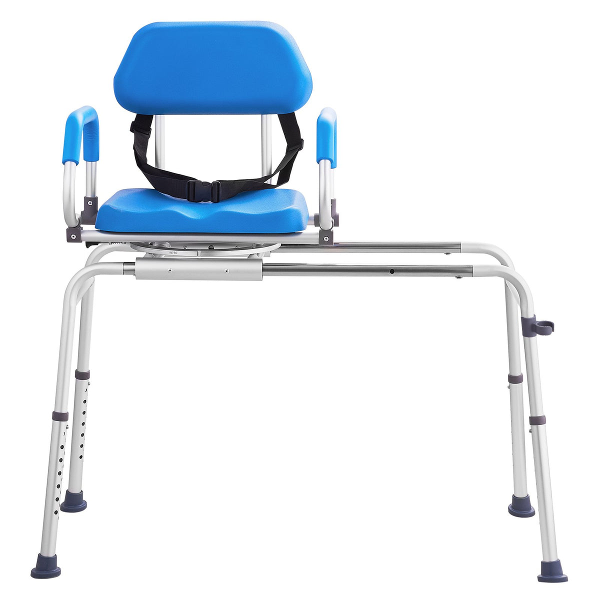 Sliding Tub Transfer Bench Swivel Seat Adjustable Padded Chair