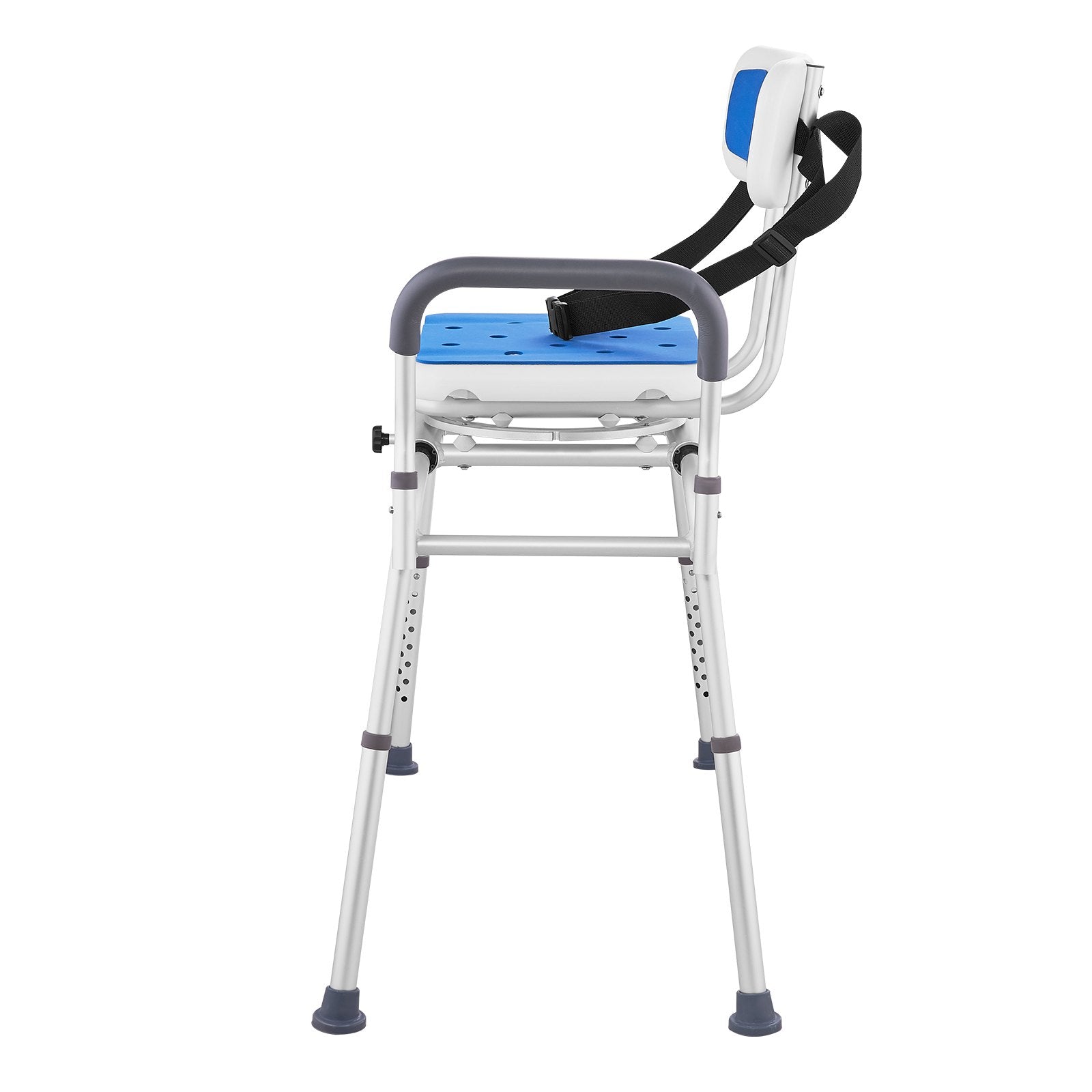Sliding Tub Transfer Bench 360° Swivel Seat Adjustable withArmrest NonSlip400lbs