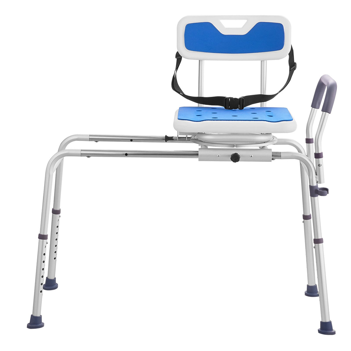 Sliding Tub Transfer Bench 360° Swivel Seat Adjustable withArmrest NonSlip400lbs
