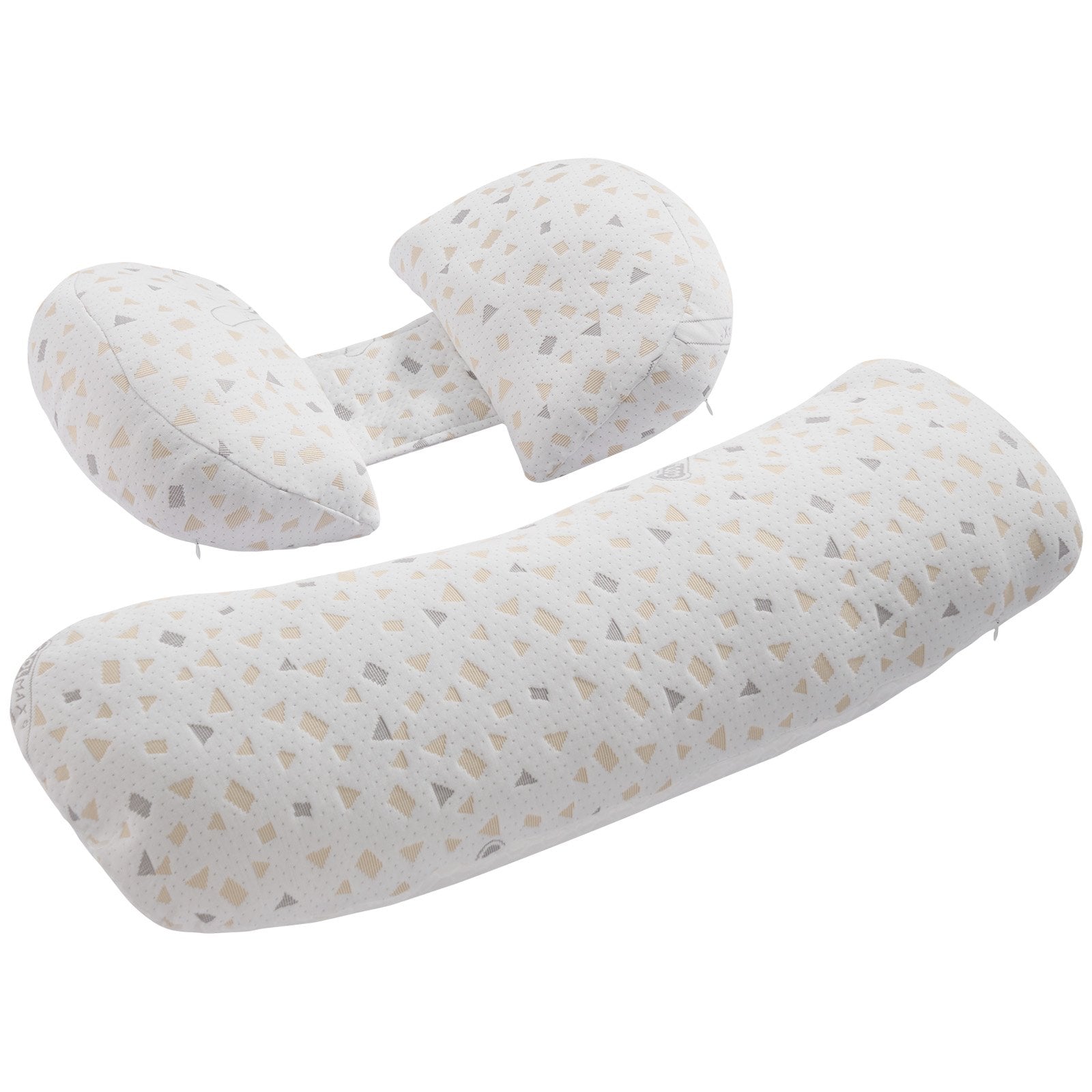Pregnancy Pillow Adjustable Maternity Body Pillow with Removable Washable Cover
