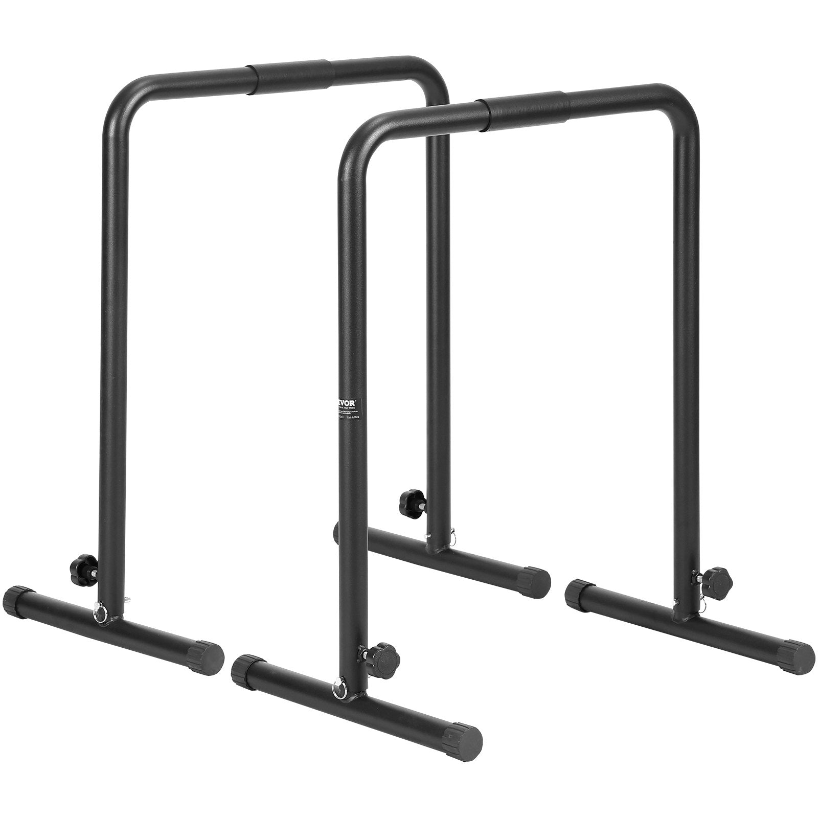 Dip Bars Heavy Duty Dip Stand Station Adjustable Height Fitness Parallel Bars