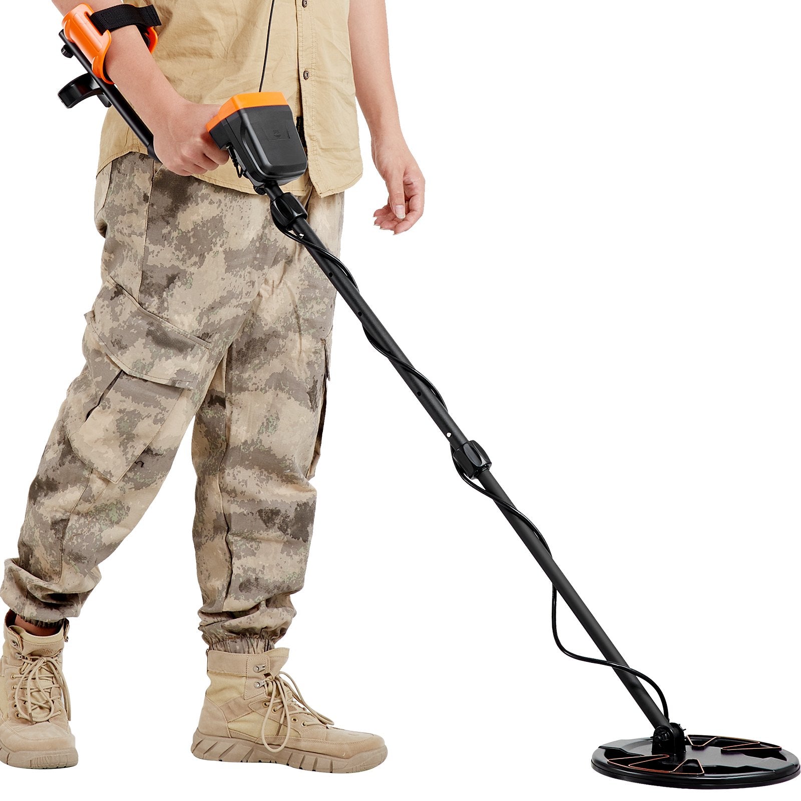 Professional Metal Detector Waterproof LCD MultiMode Treasure Hunt
