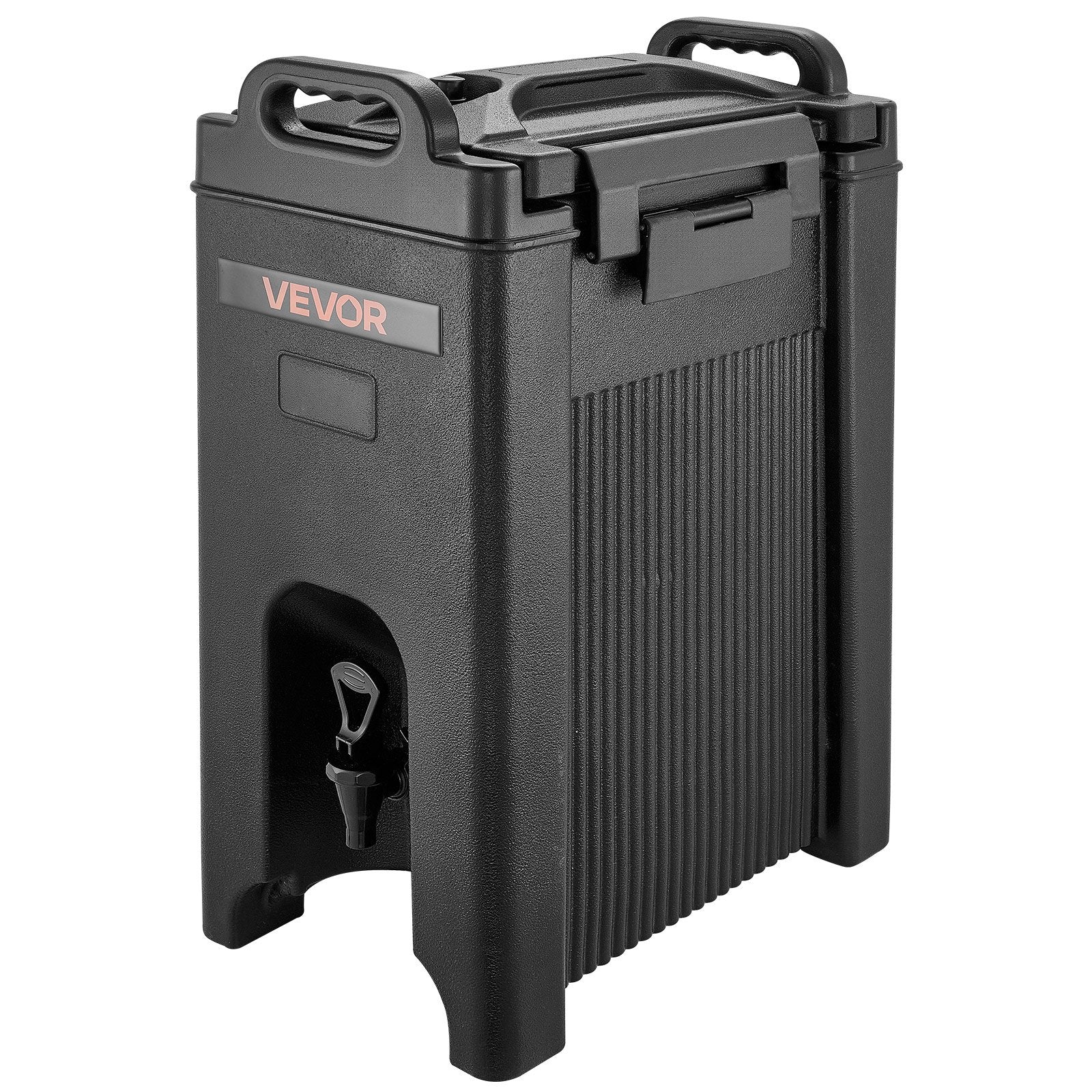 Insulated Beverage Dispenser 5 Gal 19L Hot Cold Server Spigot 2 Pack Black