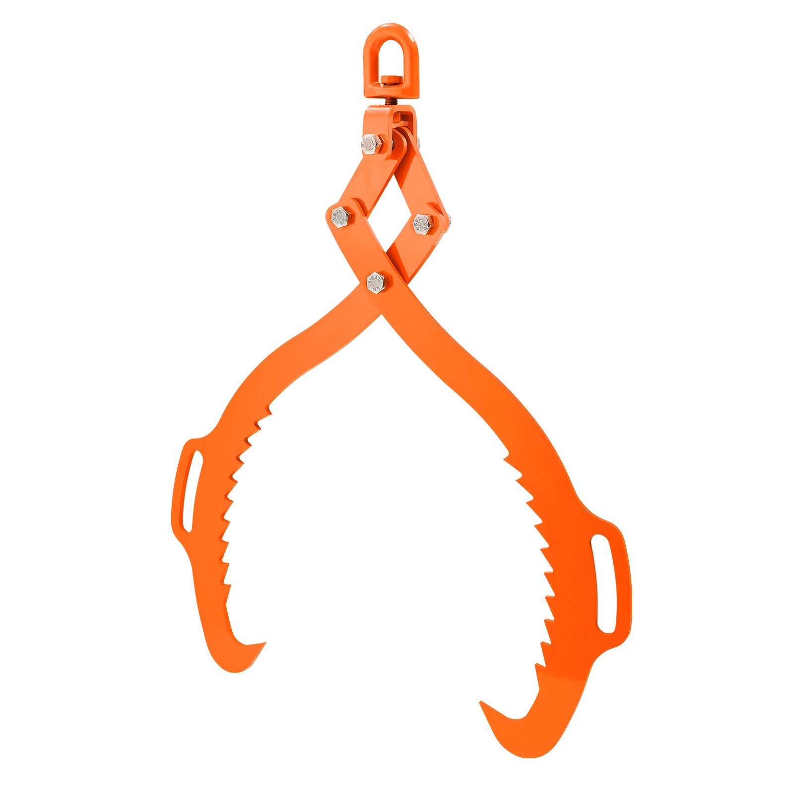 32in Log Lifting Tongs, 2Claw Steel Grapple, 1543LBS Capacity, Eagle Claw Design