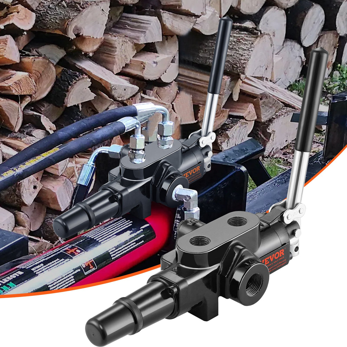Hydraulic Log Splitter Valve 1 Spool 25 GPM Directional Control Valve