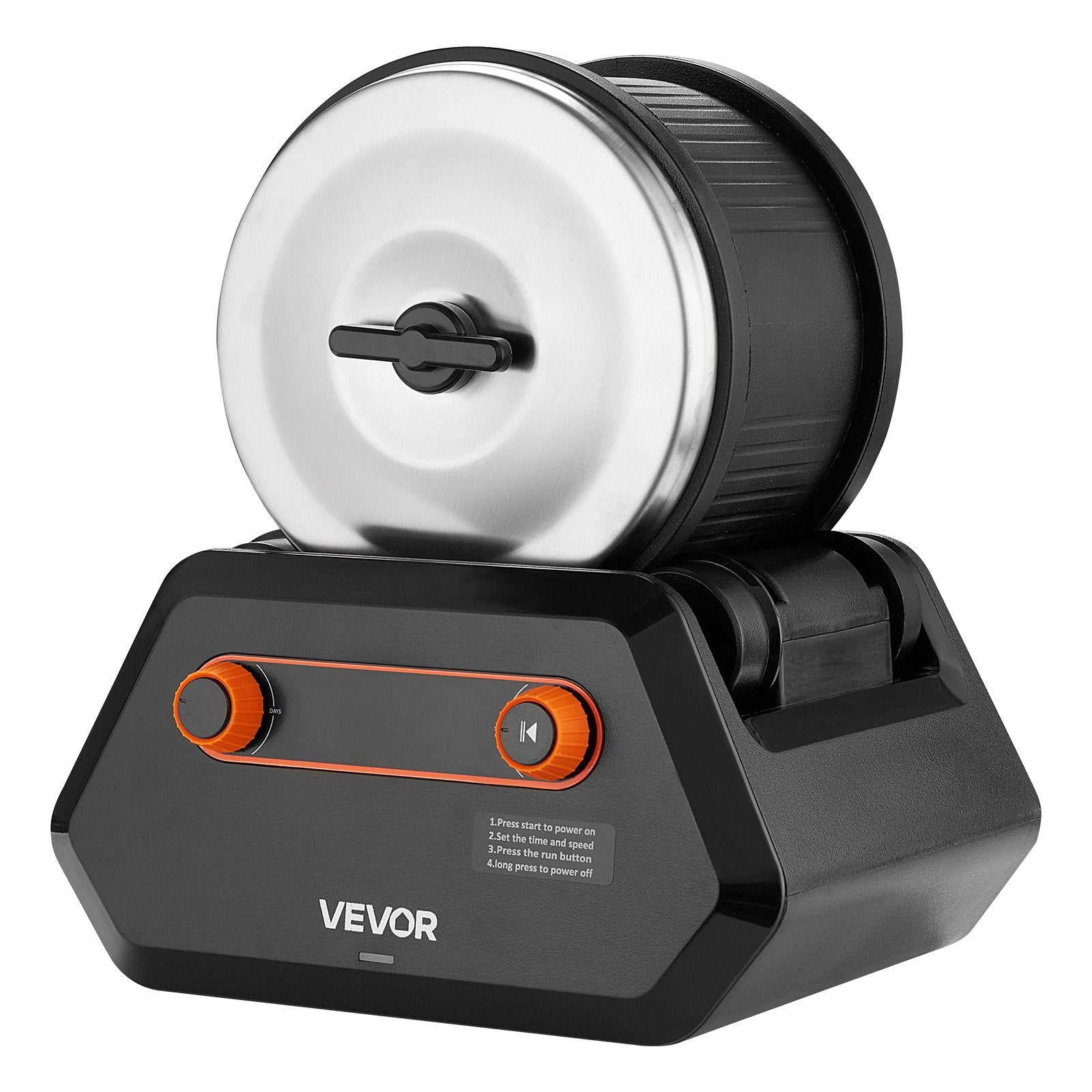 Rock Tumbler Kit 3lbs 4-Speed 9-Day Polisher Stones Grits Adults Kids