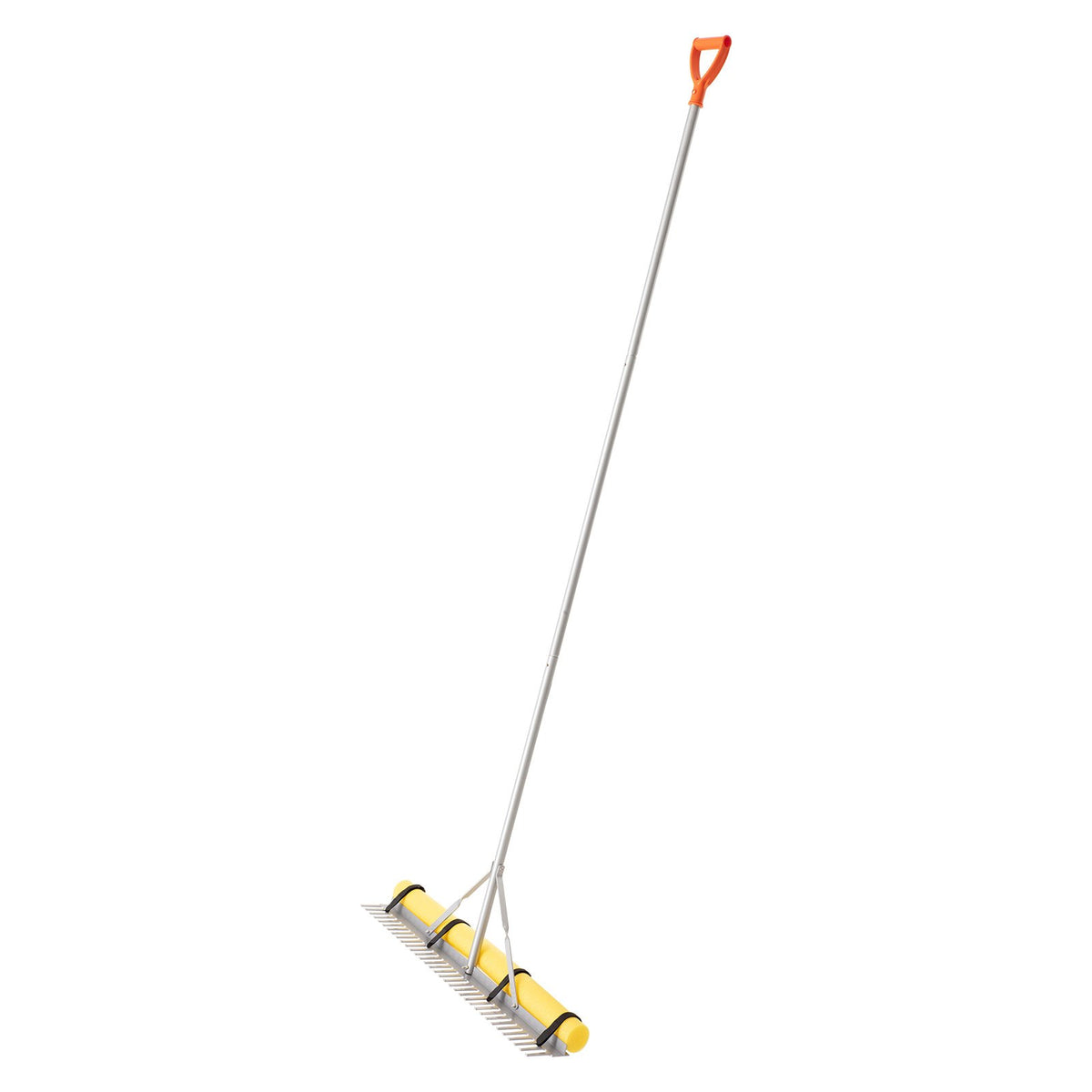 Landscape Rake 914mm Aluminum Head 2590mm Handle Heavy-Duty Yard Garden Tool