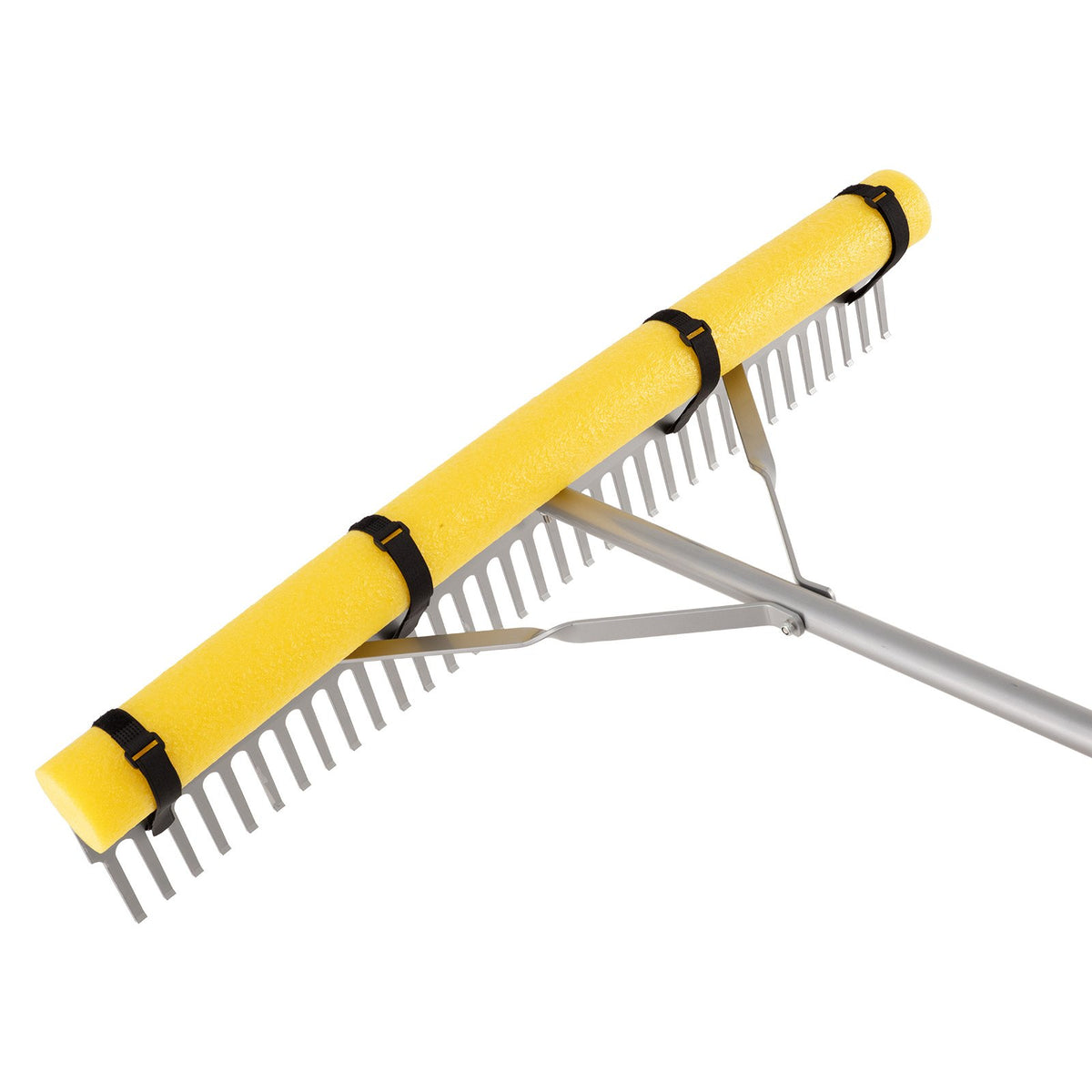 Landscape Rake 914mm Aluminum Head 2590mm Handle Heavy-Duty Yard Garden Tool