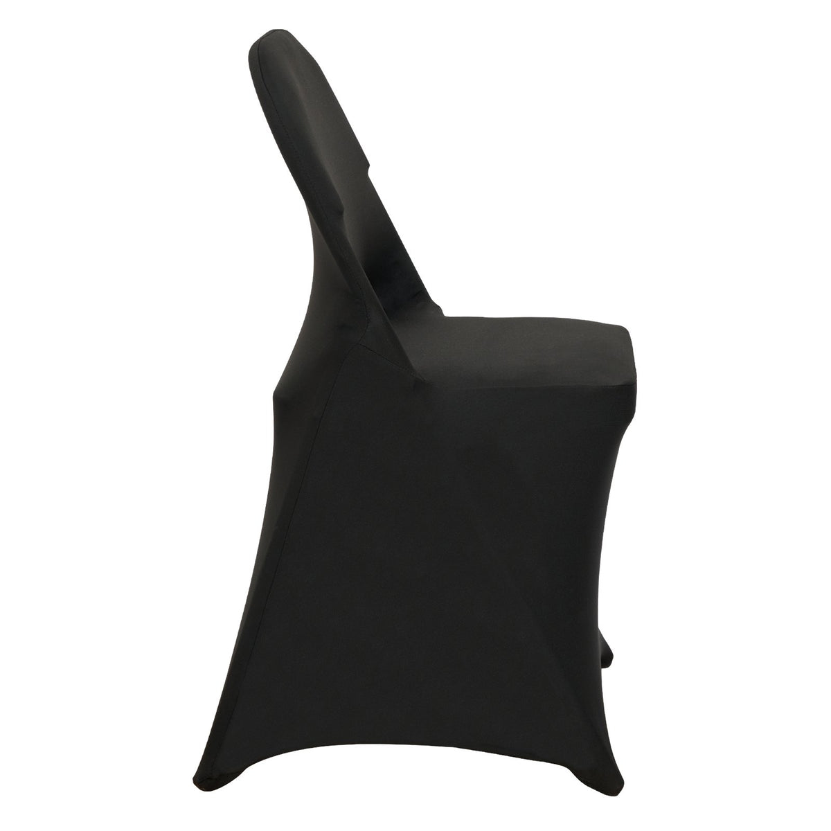 Stretch Spandex Folding Chair Covers, Universal Fitted Cover (100PCS Black)