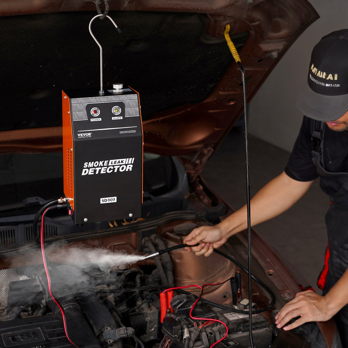 Automotive Smoke Machine Leak Detector EVAP Tester with Built-in Air Pump