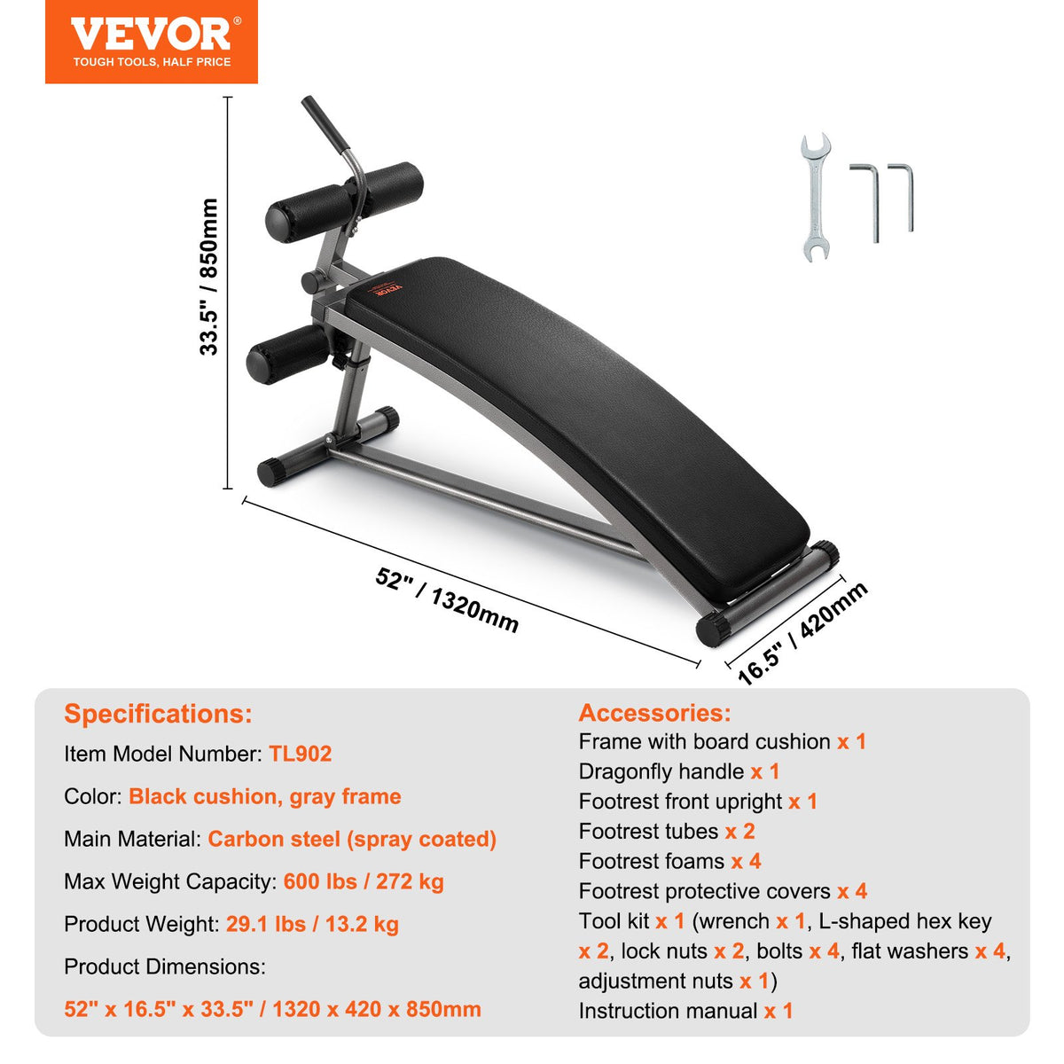 Weight Bench Adjustable 600lbs Strength Training Incline Decline Multi-Purpose