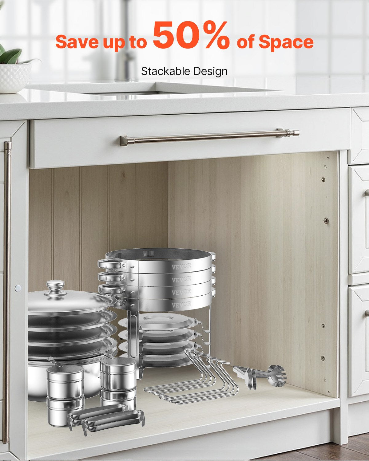 Chafing Dish Buffet Set 5Qt 2Pack Stainless Steel Round Warmer Glass Lid Silver