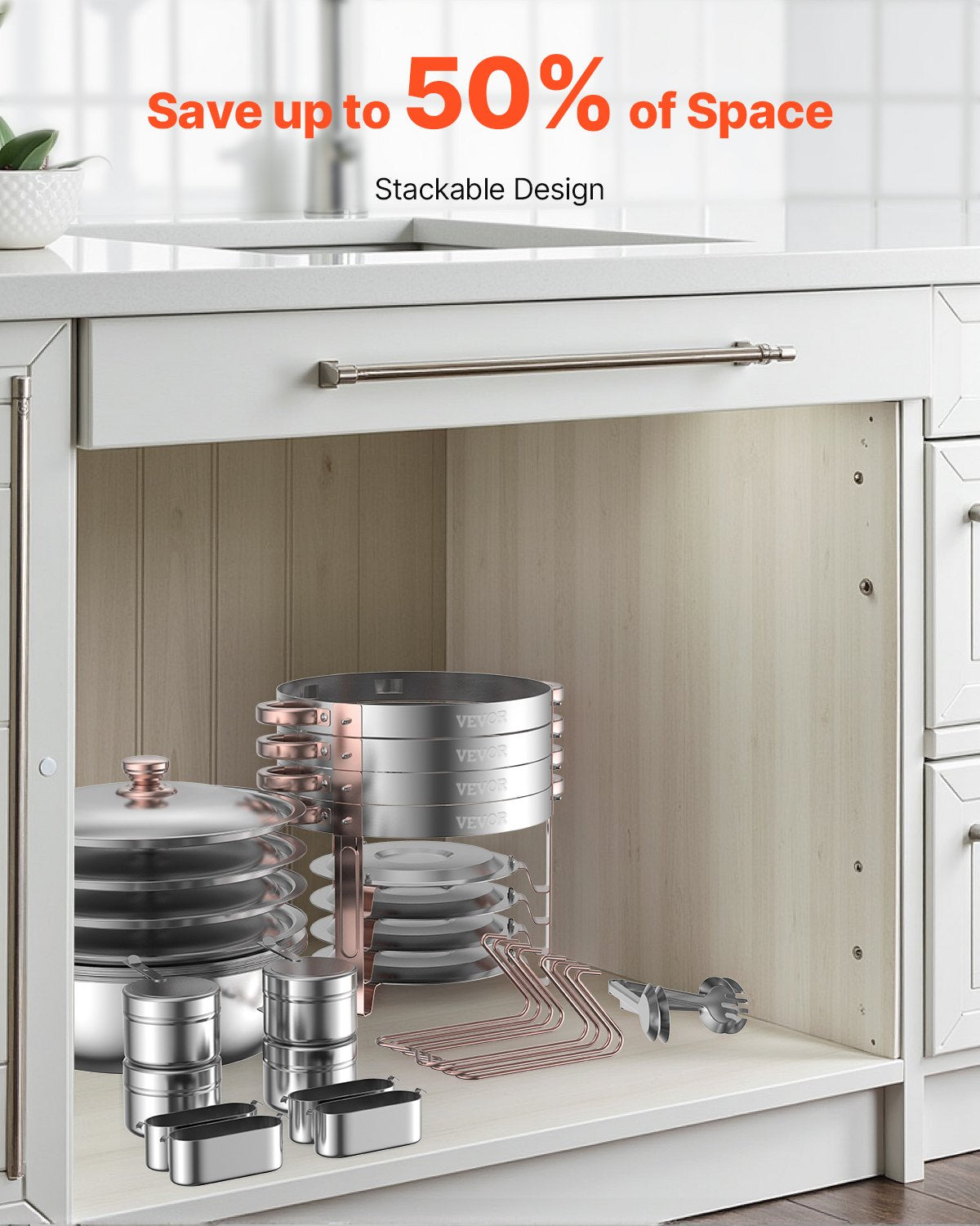 4-Pack 5 Qt Stainless Steel Chafing Dish Set Lid Folding Stand