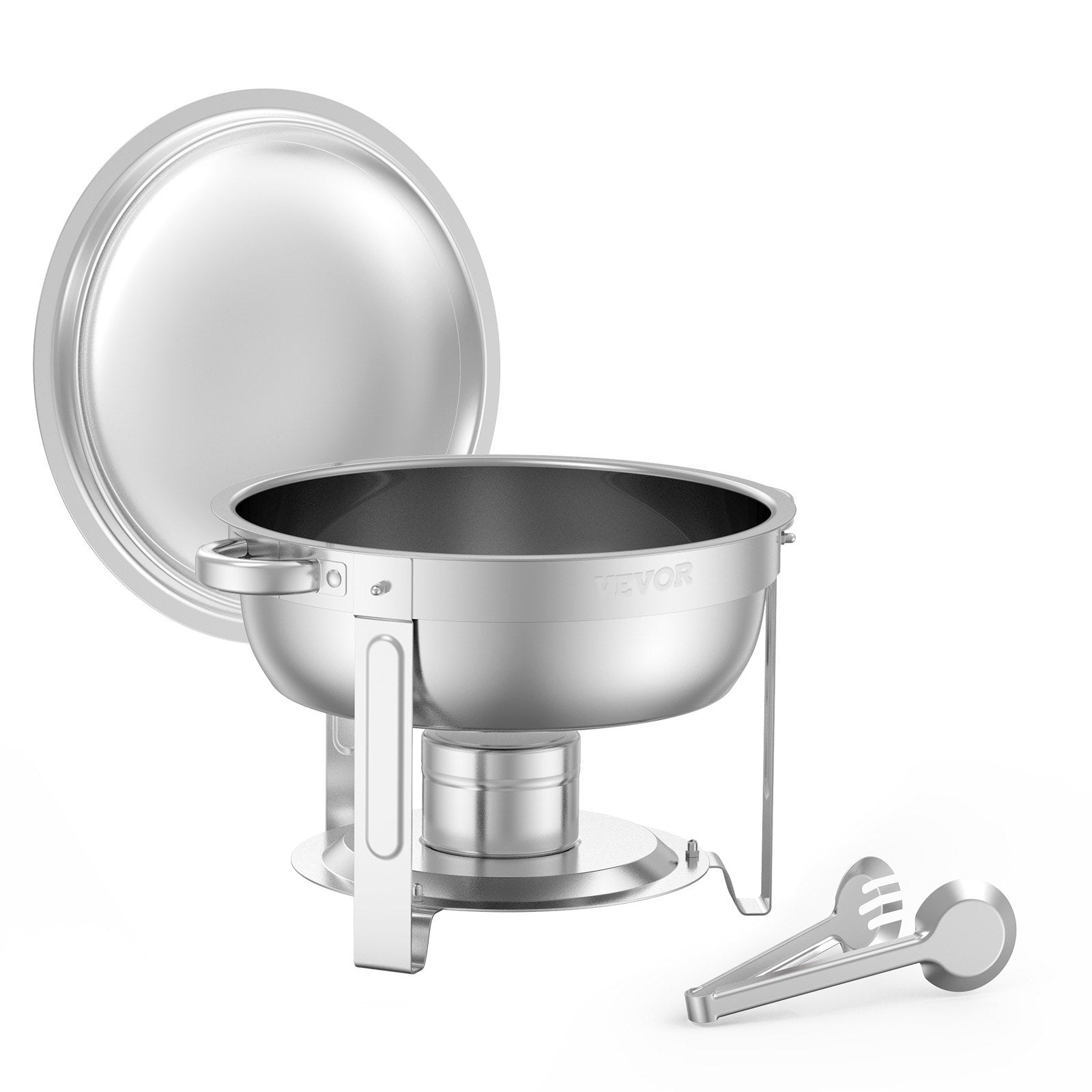 Chafing Dish Buffet Set 5Qt 4Pack Stainless Steel Catering Warmer Silver