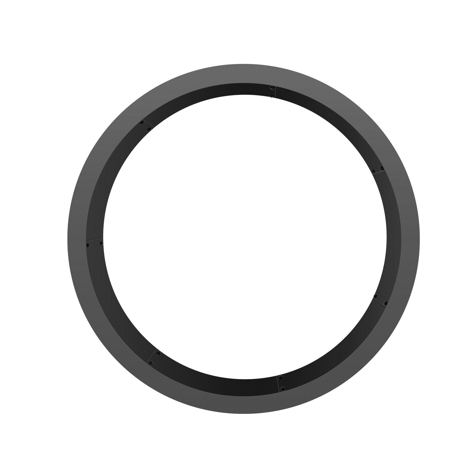 40" Square Fire Pit Ring, 36" Inner, 8.5" Height, Heavy Duty Carbon Steel