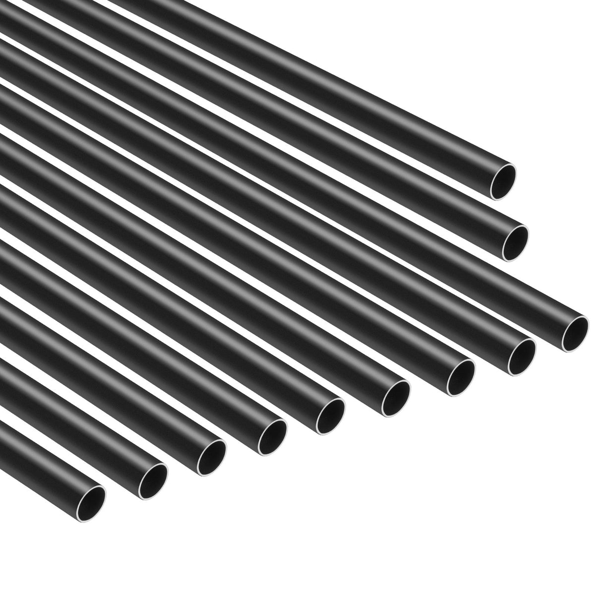 Aluminum Stair Balusters 101 Pack 660mm 19mm Round Metal Spindles Black