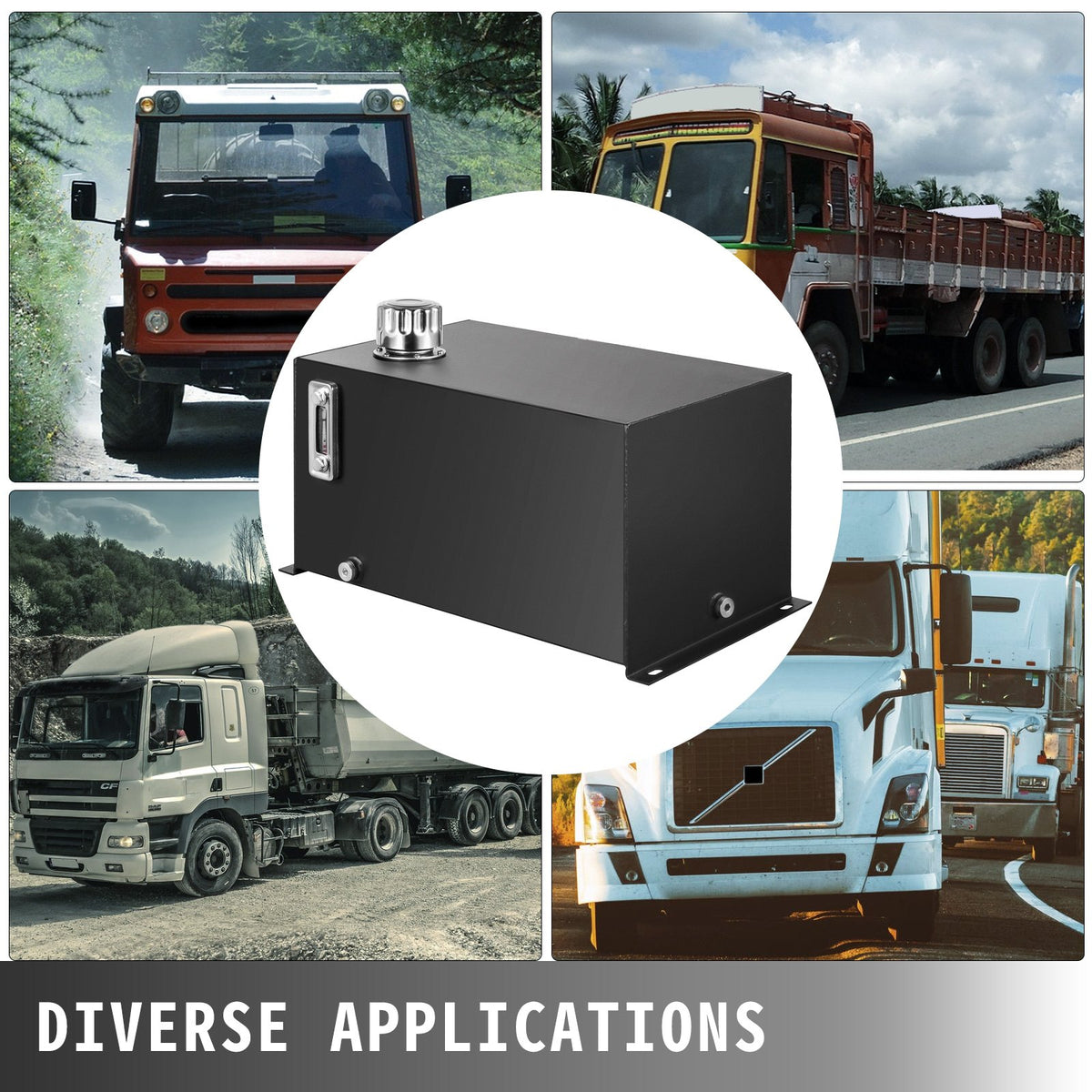 Hydraulic Oil Reservoir Tank Heavy Duty Steel Fluid Storage