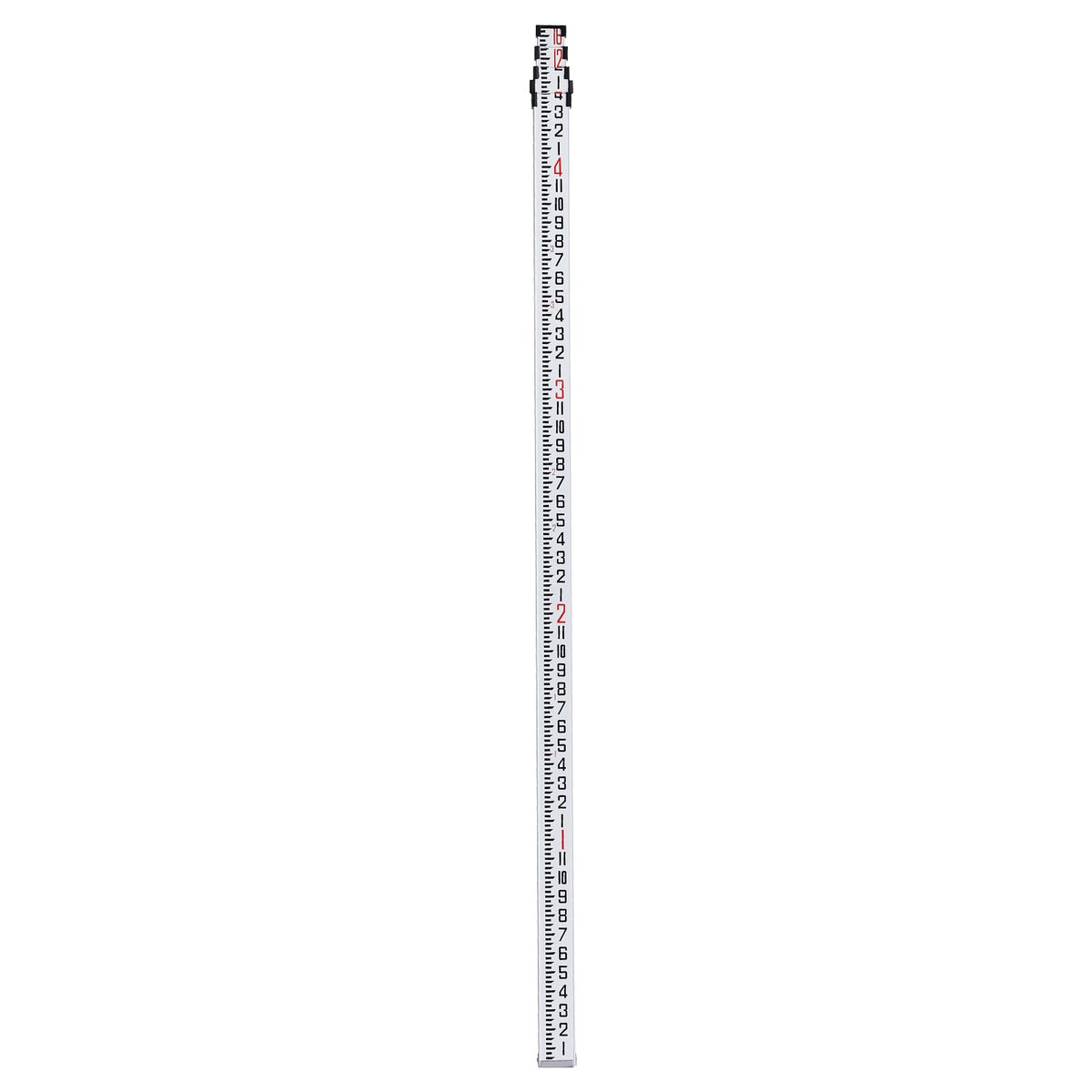 Aluminum Grade Rod 16ft 4-Section Telescopic Measuring Double-Sided Bubble