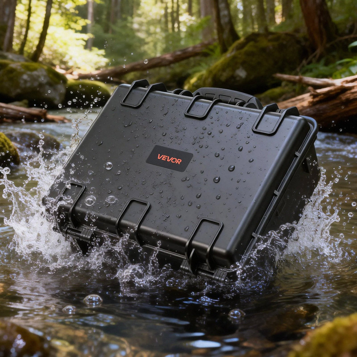 Hard Waterproof Pistol Storage Case with XPE Foam Modular Gun Box