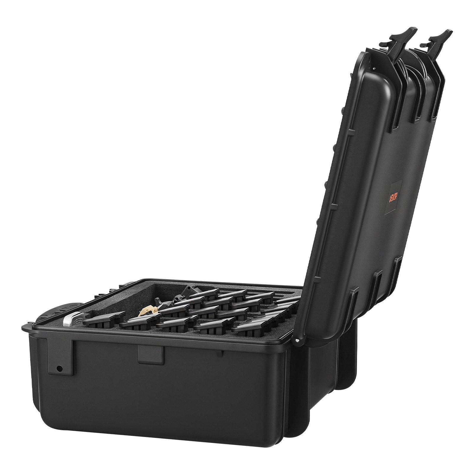 Hard Waterproof Pistol Storage Case with XPE Foam Modular Gun Box