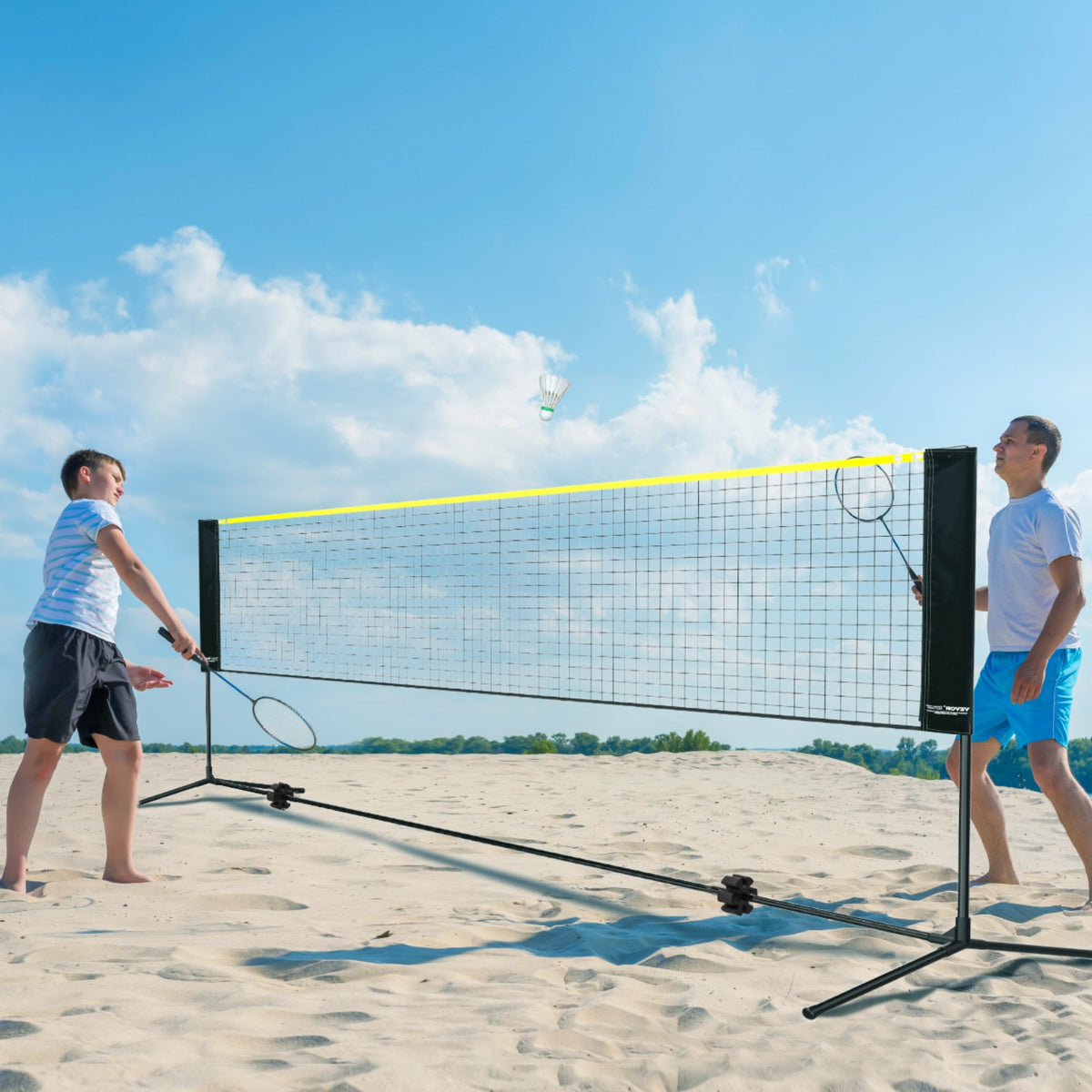 10ft Badminton Net Set Outdoor Portable Volleyball Tennis & Pickleball Net