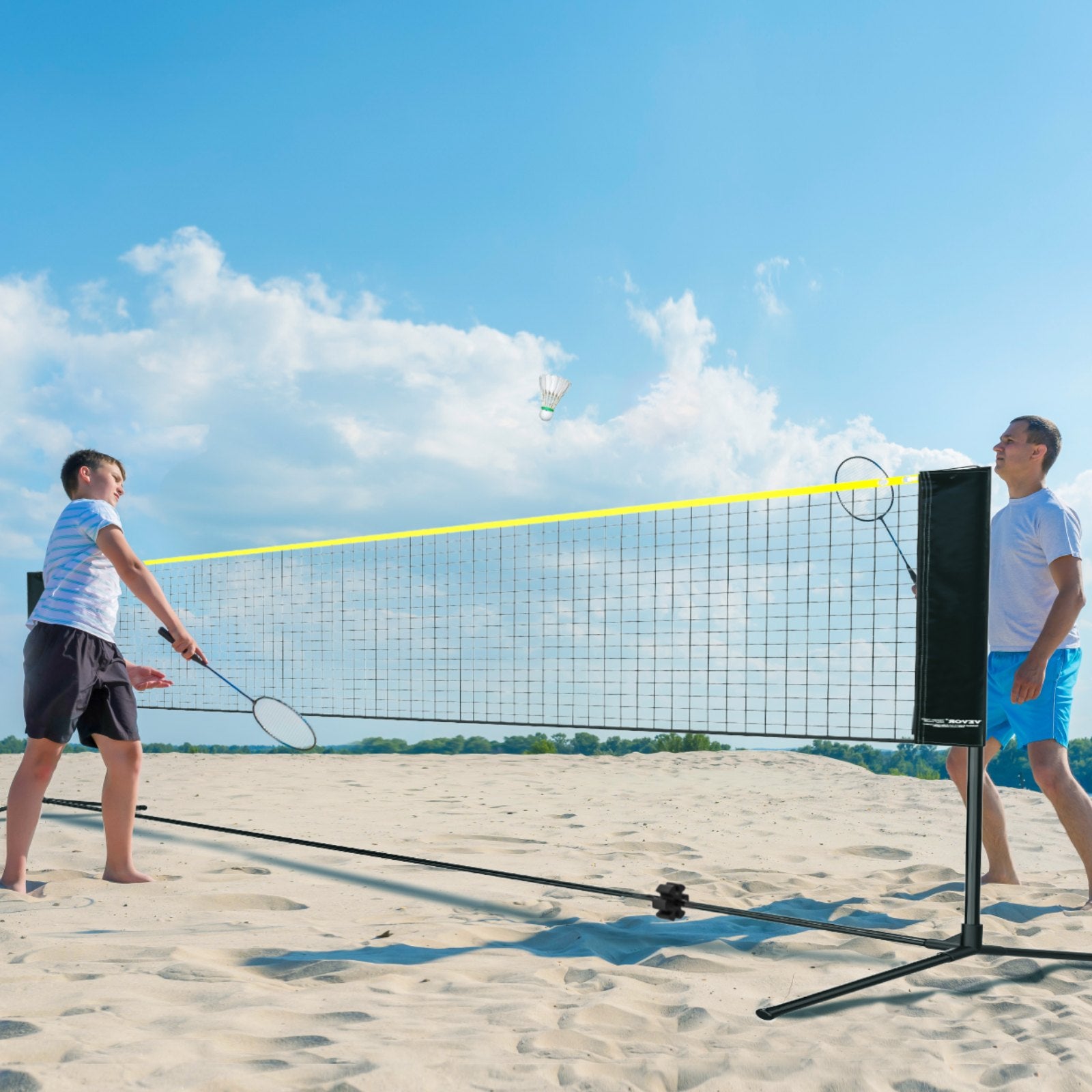 20ft Badminton Net Set Outdoor Portable Volleyball Tennis & Pickl