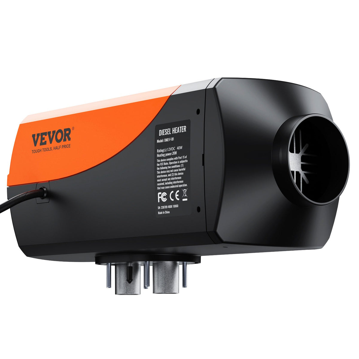 12V 2KW Diesel Air Heater with Bluetooth, Remote, LCD & Auto Altitude for RVs