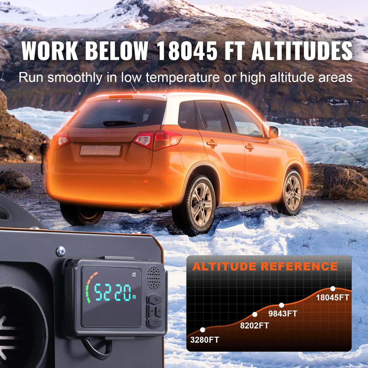 Diesel Air Heater 8KW Bluetooth Remote LCD Auto Altitude for RVs and Campers