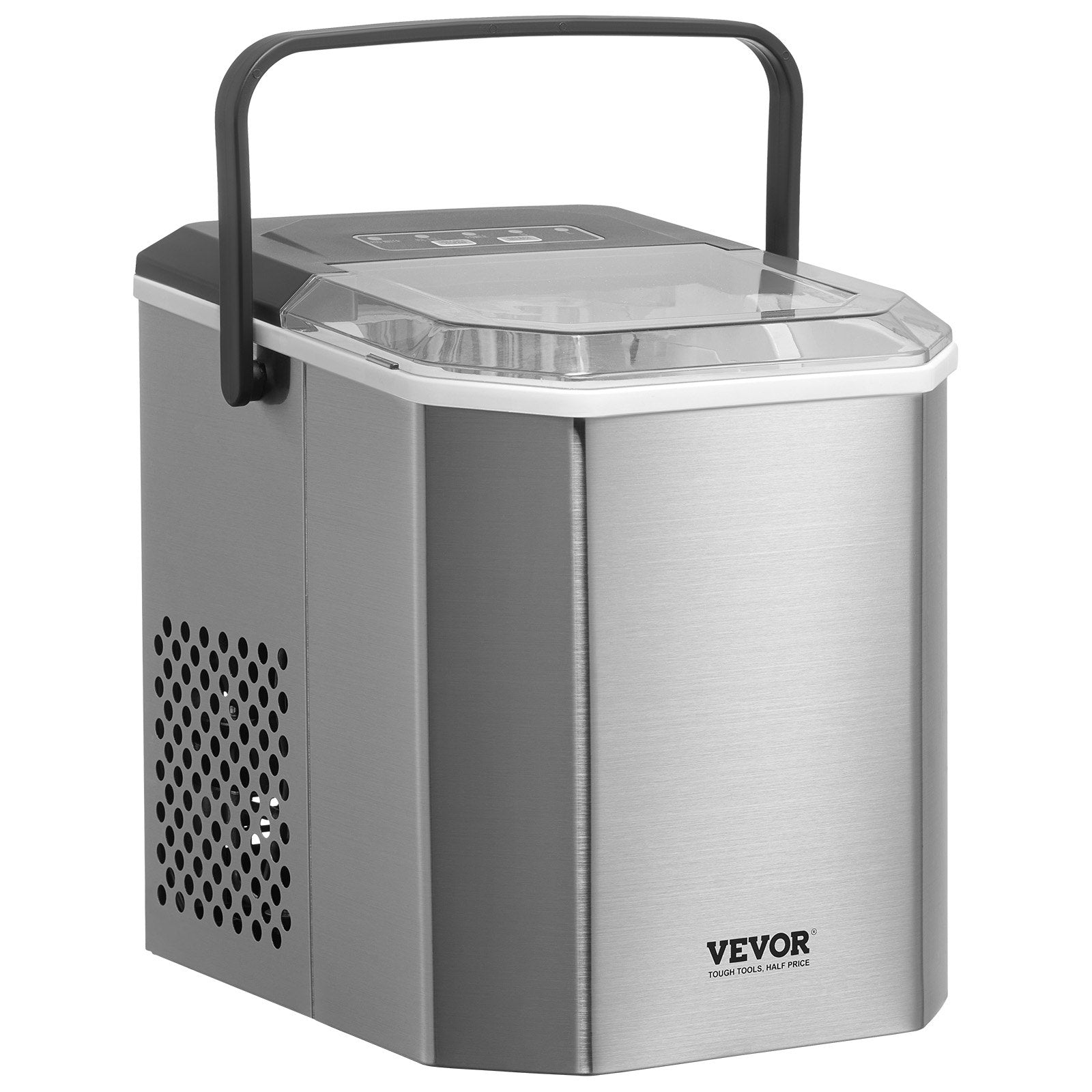 Countertop Ice Maker, 26lbs/24H 9-Cube Quick Self-Cleaning Portable with Scoop