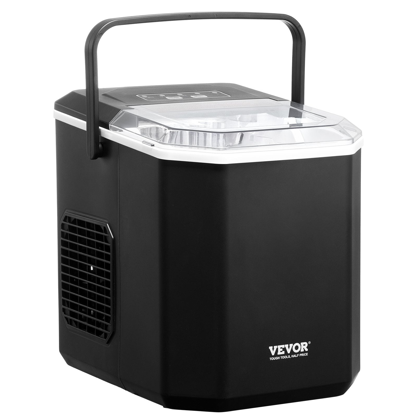 Portable Countertop Ice Maker, 26Lbs/24H Self-Cleaning with Scoop and Basket