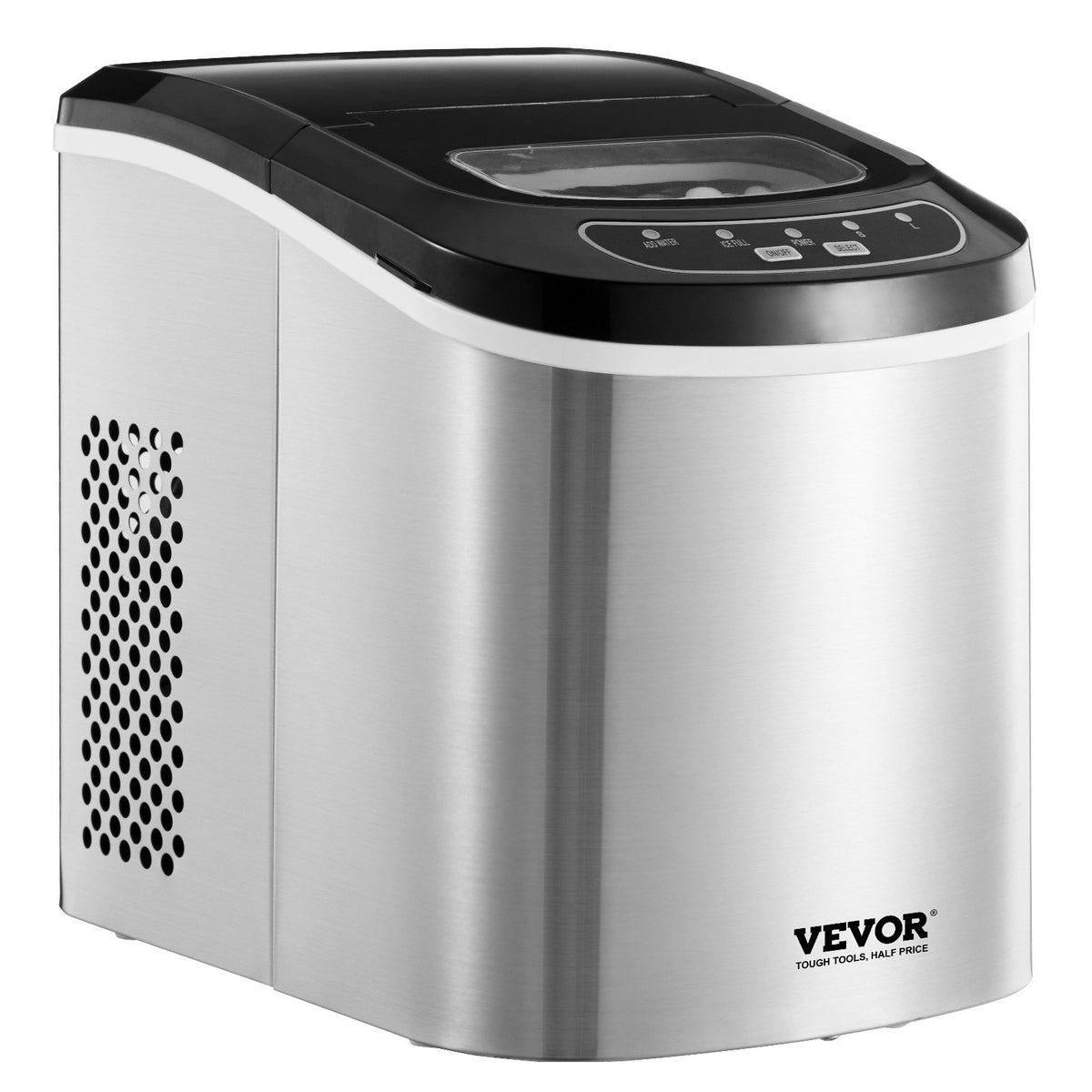 Countertop Ice Maker, 33lbs/24H 9-Cube Quick Self-Cleaning Portable with Scoop