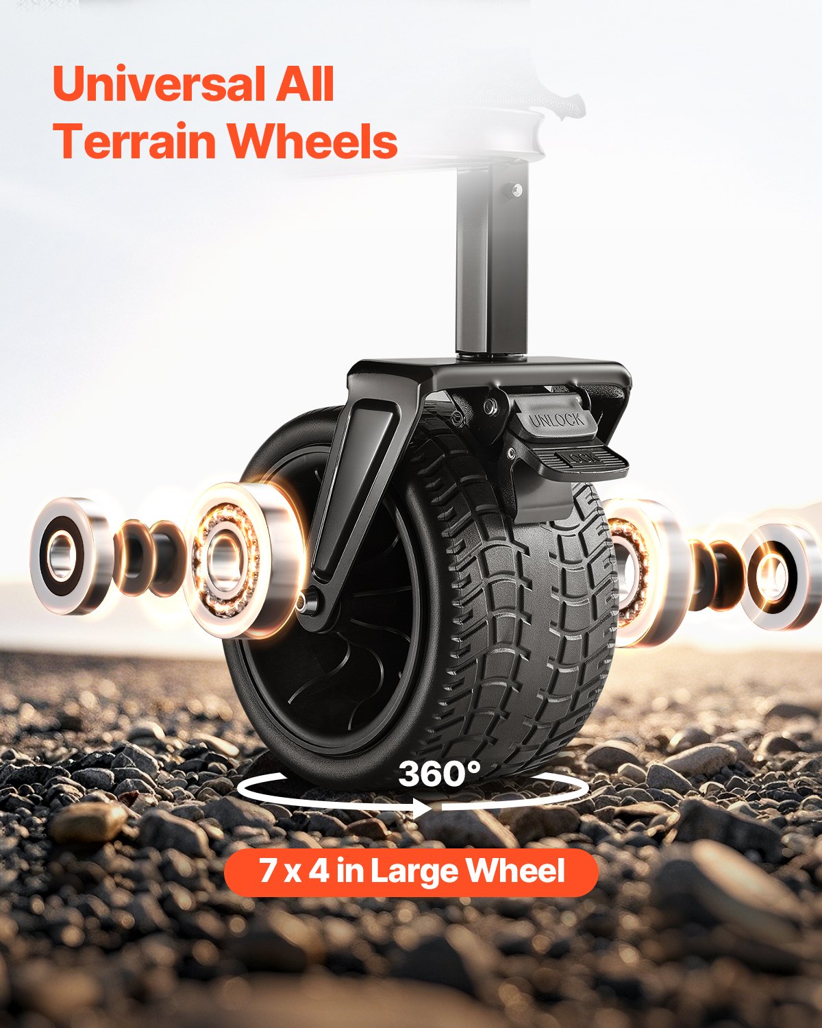 Double Decker Collapsible Wagon 400L HD Folding Cart 450lbs All-Terrain Outdoor