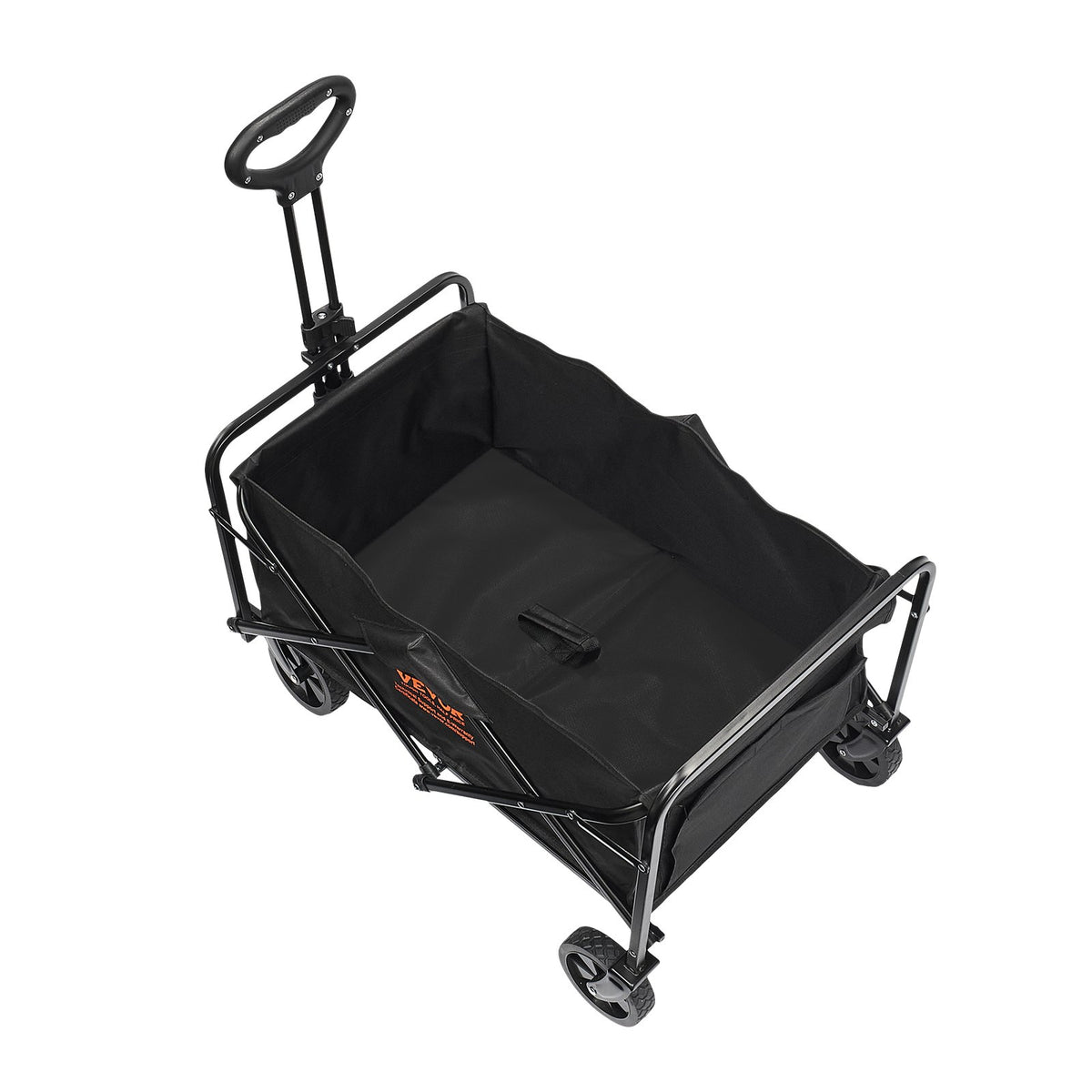 Folding Wagon Collapsible All-Terrain Grass Cart Drink Holders 220lbs