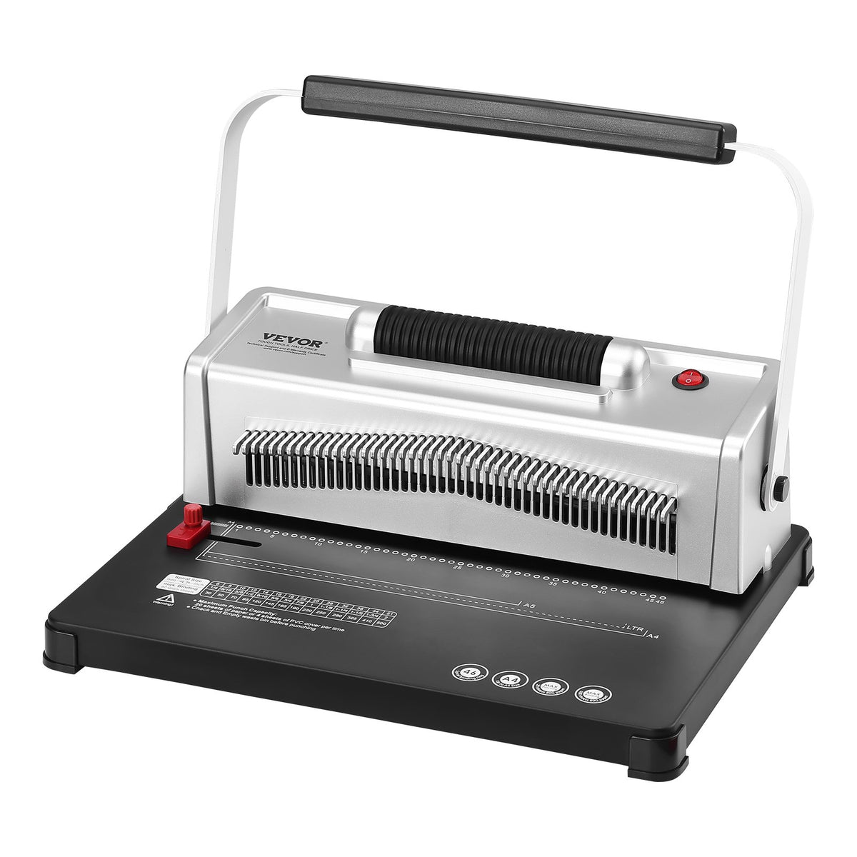 Electric Coil Spiral Binding Machine 46-Holes 500 Sheets