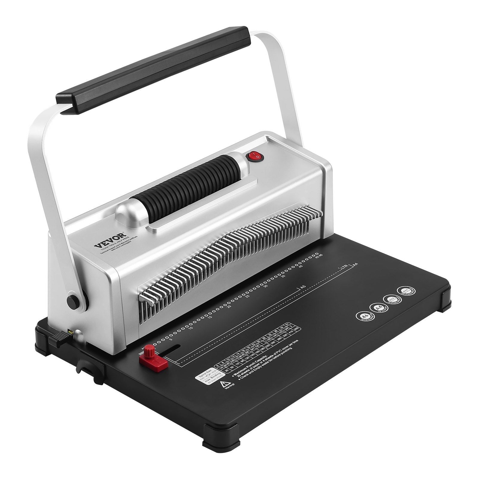 Electric Coil Spiral Binding Machine 46-Holes 500 Sheets