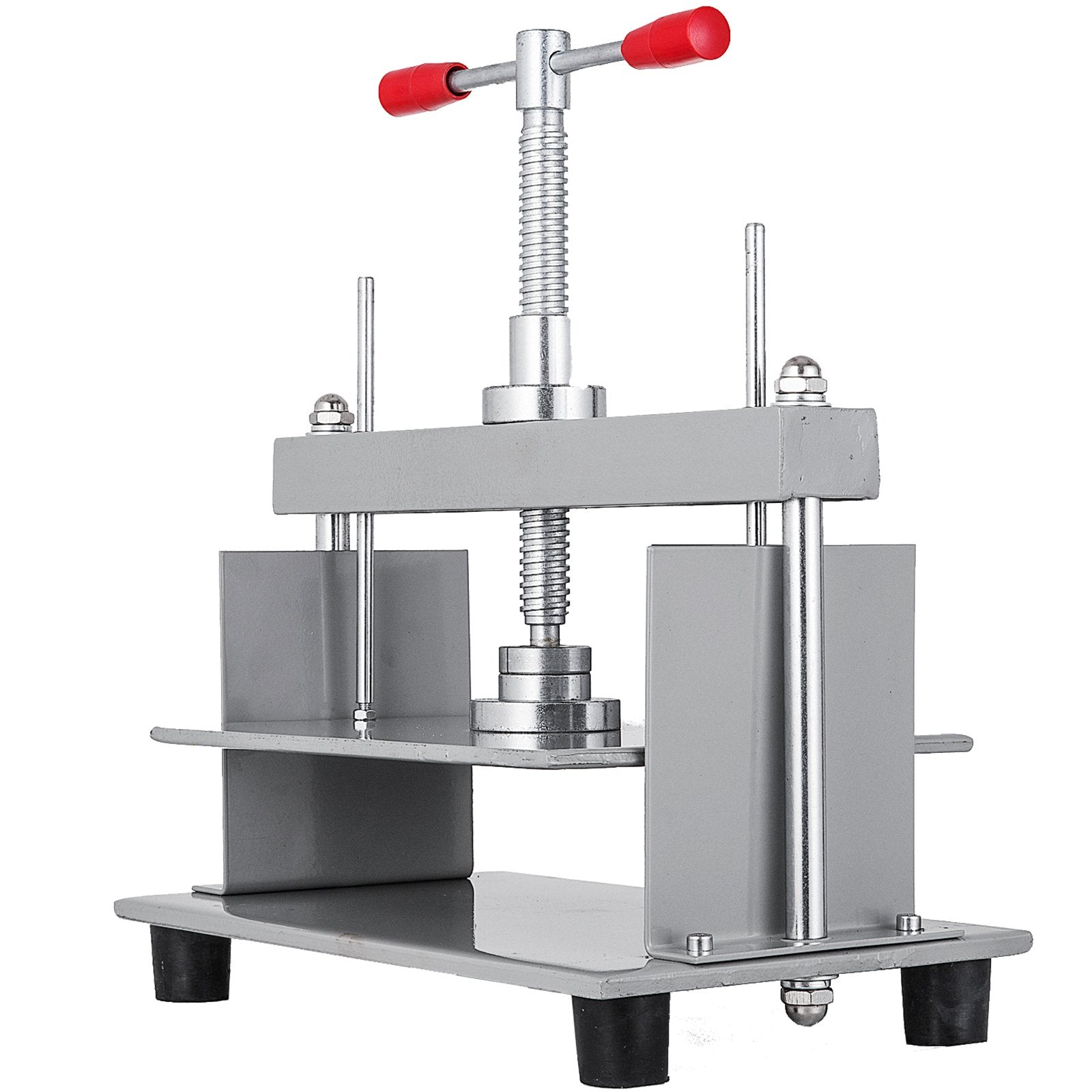 Manual Paper Press Machine 12x8.6 Inch, Steel Frame Flatting Press for A4 Papers