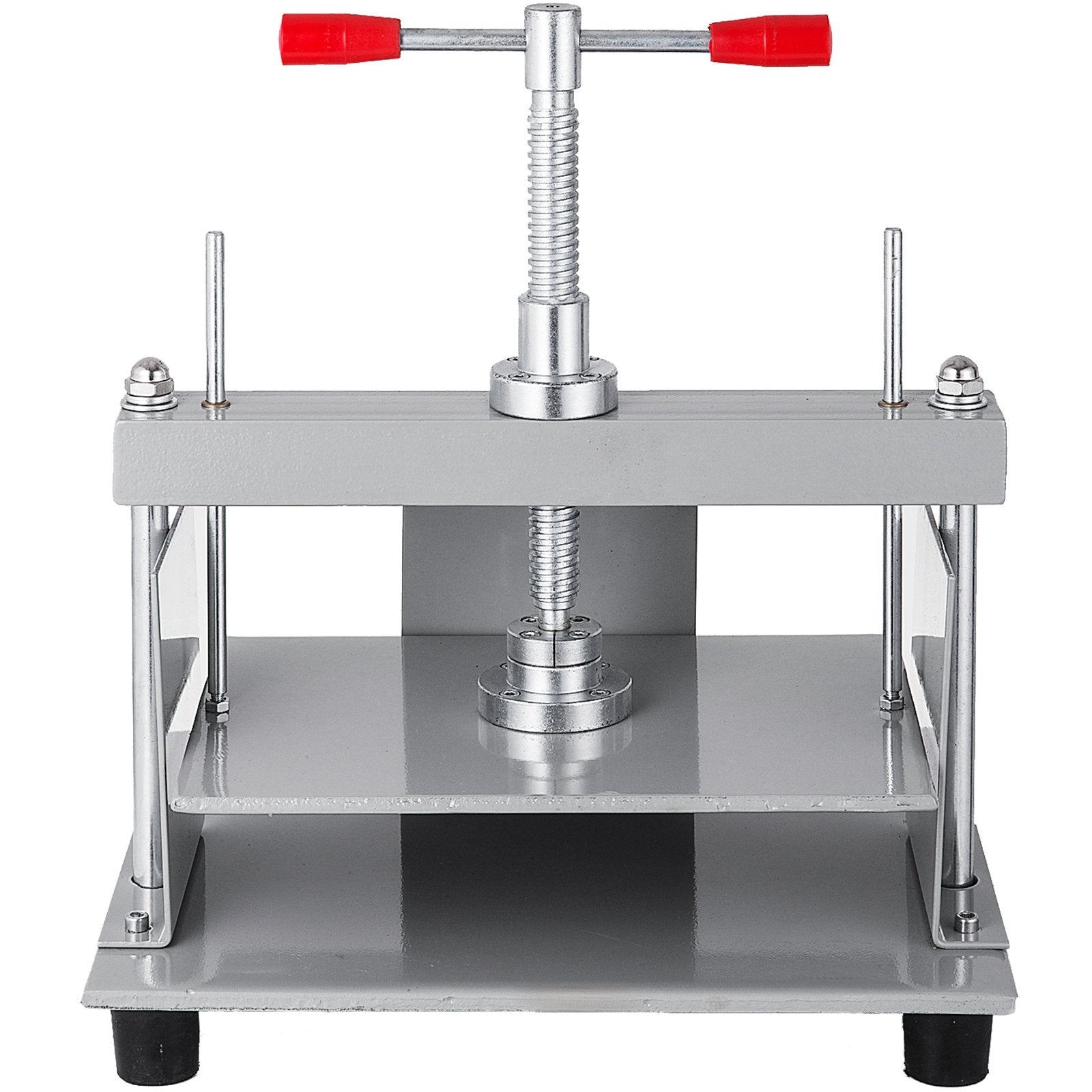 Manual Paper Press Machine 12x8.6 Inch, Steel Frame Flatting Press for A4 Papers