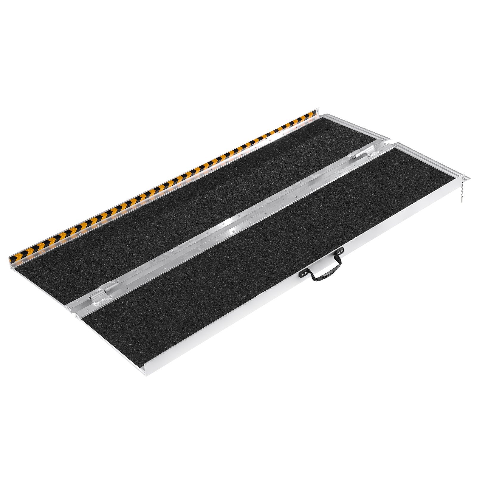 Portable Wheelchair Ramp 183cm Aluminum Folding Non-Slip 363kg Capacity